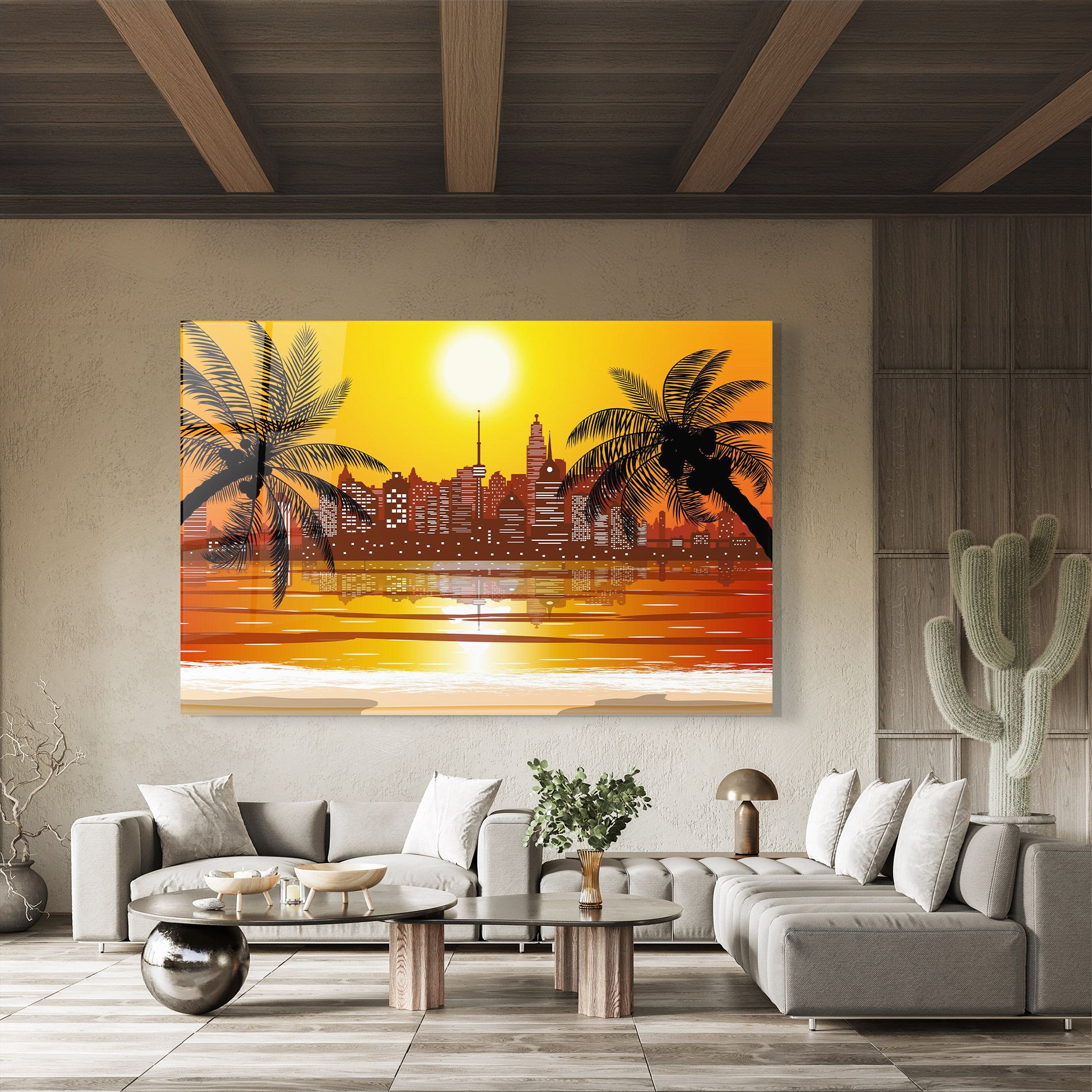 City Sunrise View mockup 8