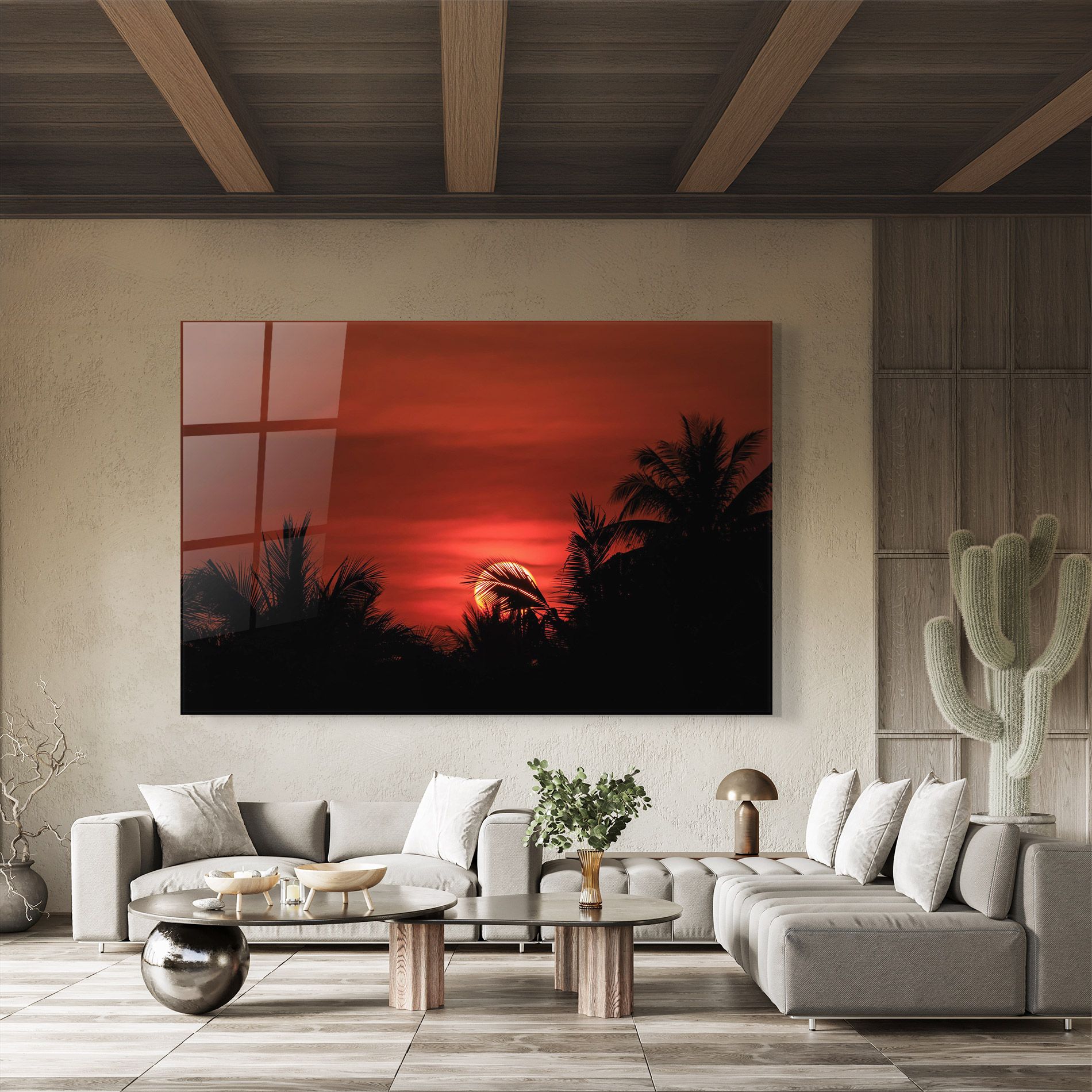 Coconuts Tree Sunset mockup 8