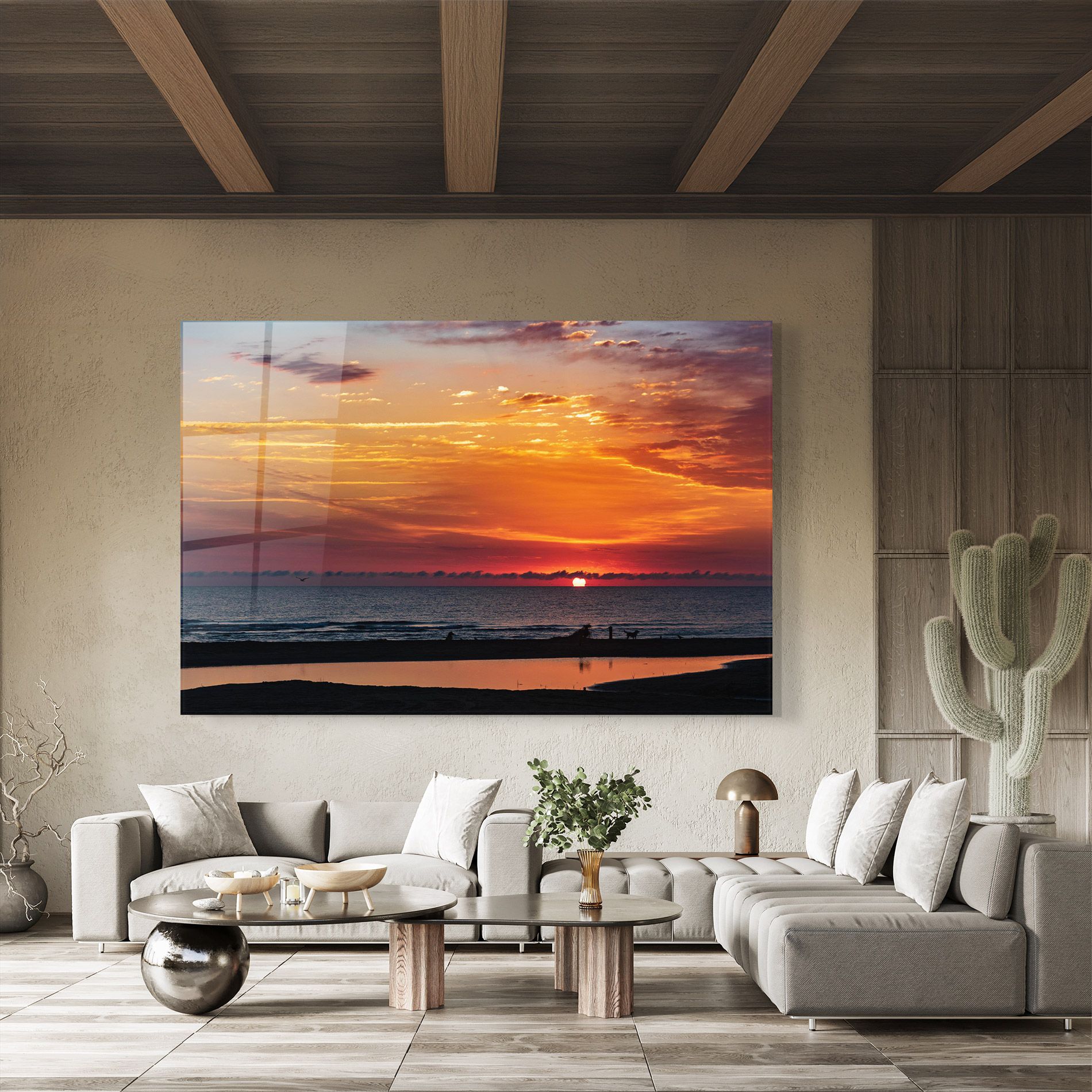 Colorful Sunrise Sea mockup 8