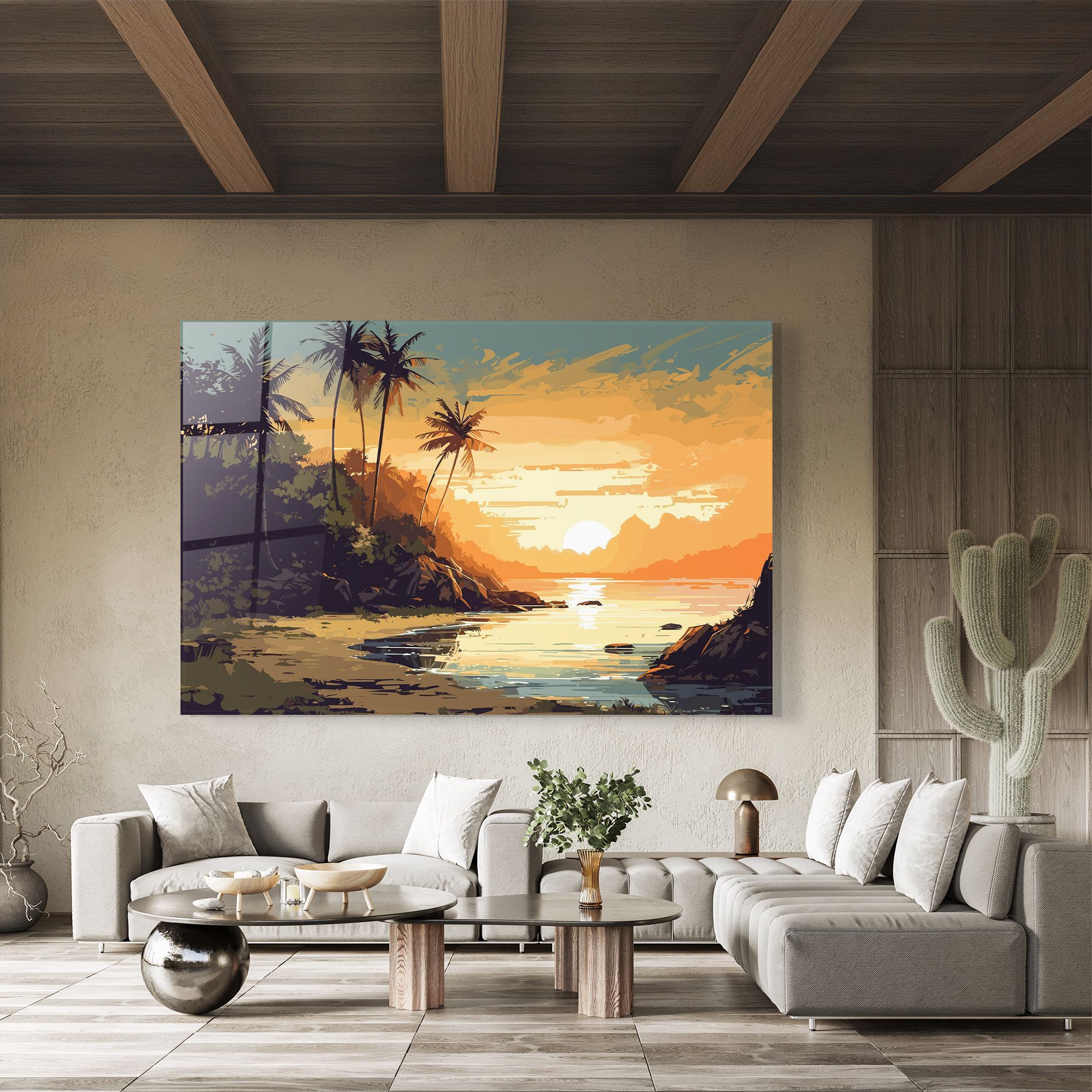 Green Yellow Sunset mockup 8