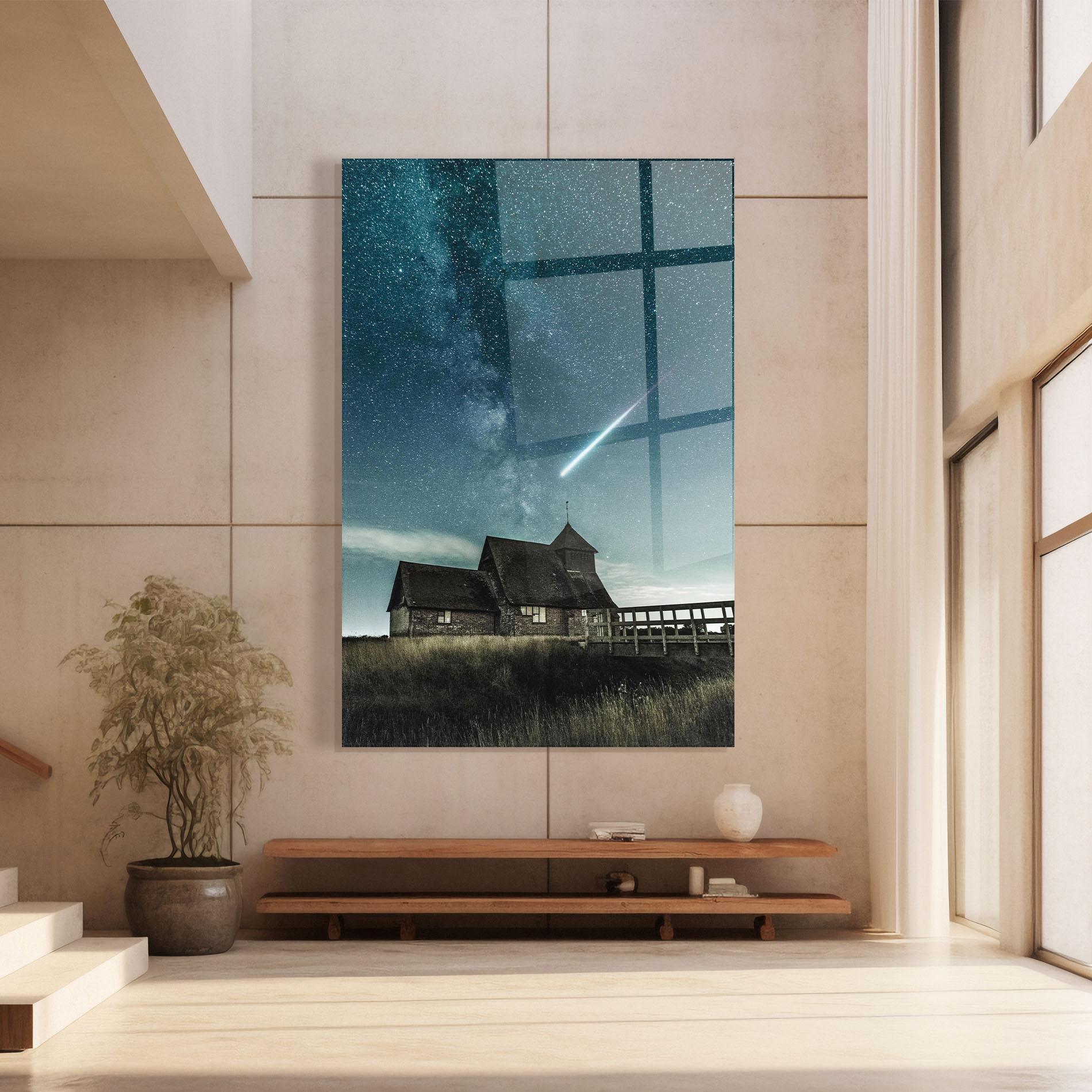 Glasbild Falling Star mockup 8