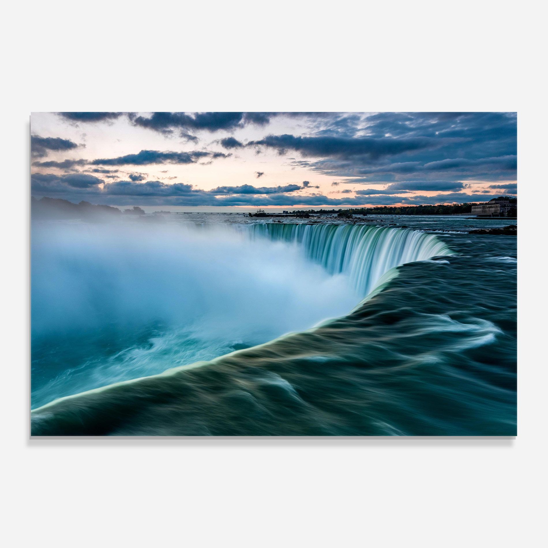 Dreamy Blue Waterfall mockup 0