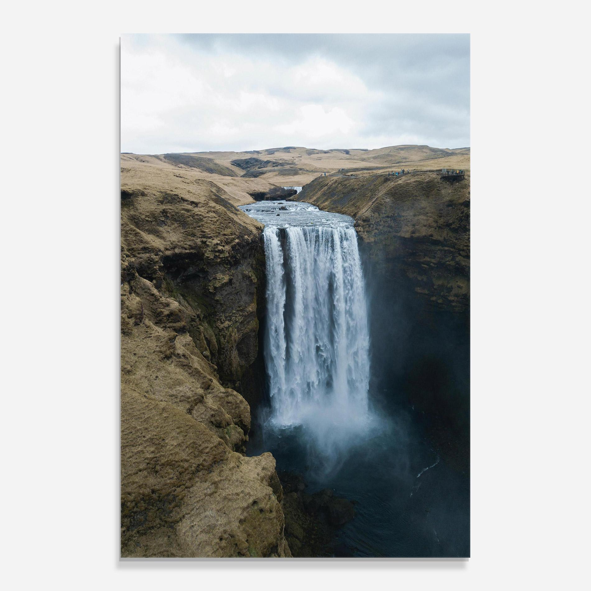 Glasbild Desert Vibe Waterfall mockup 0