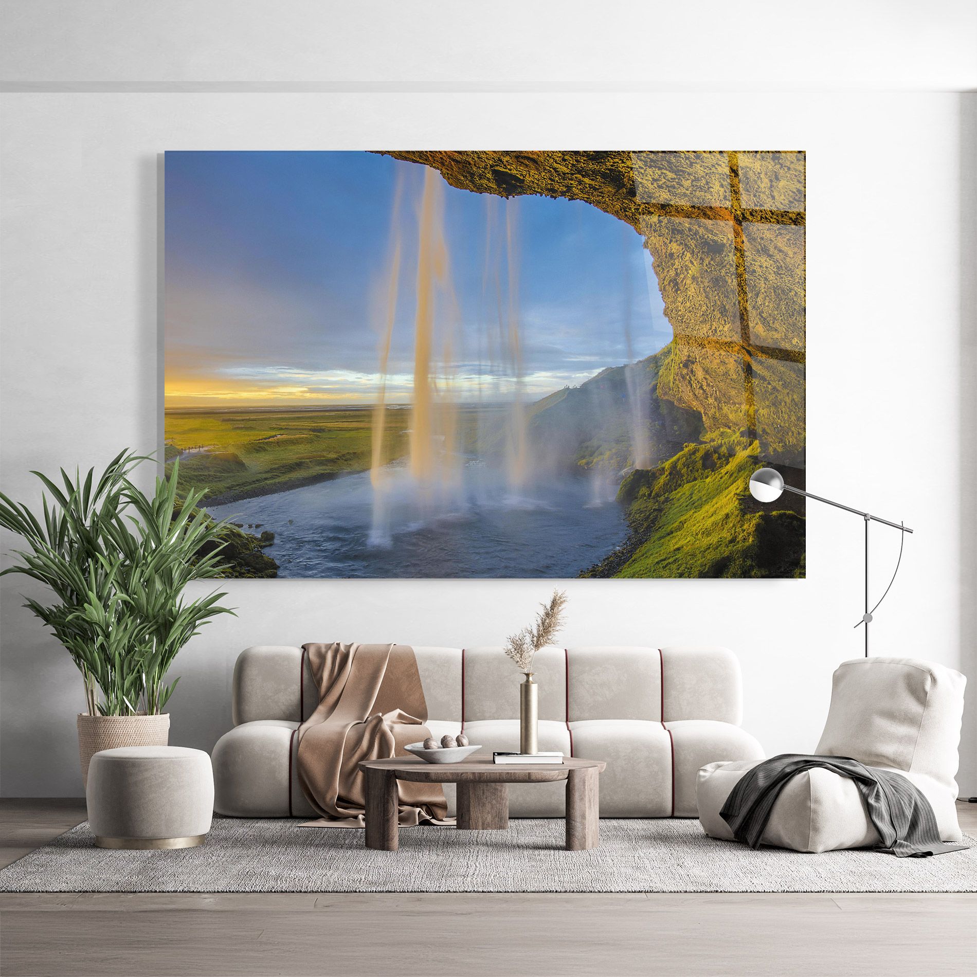 Orange Waterfall mockup 9