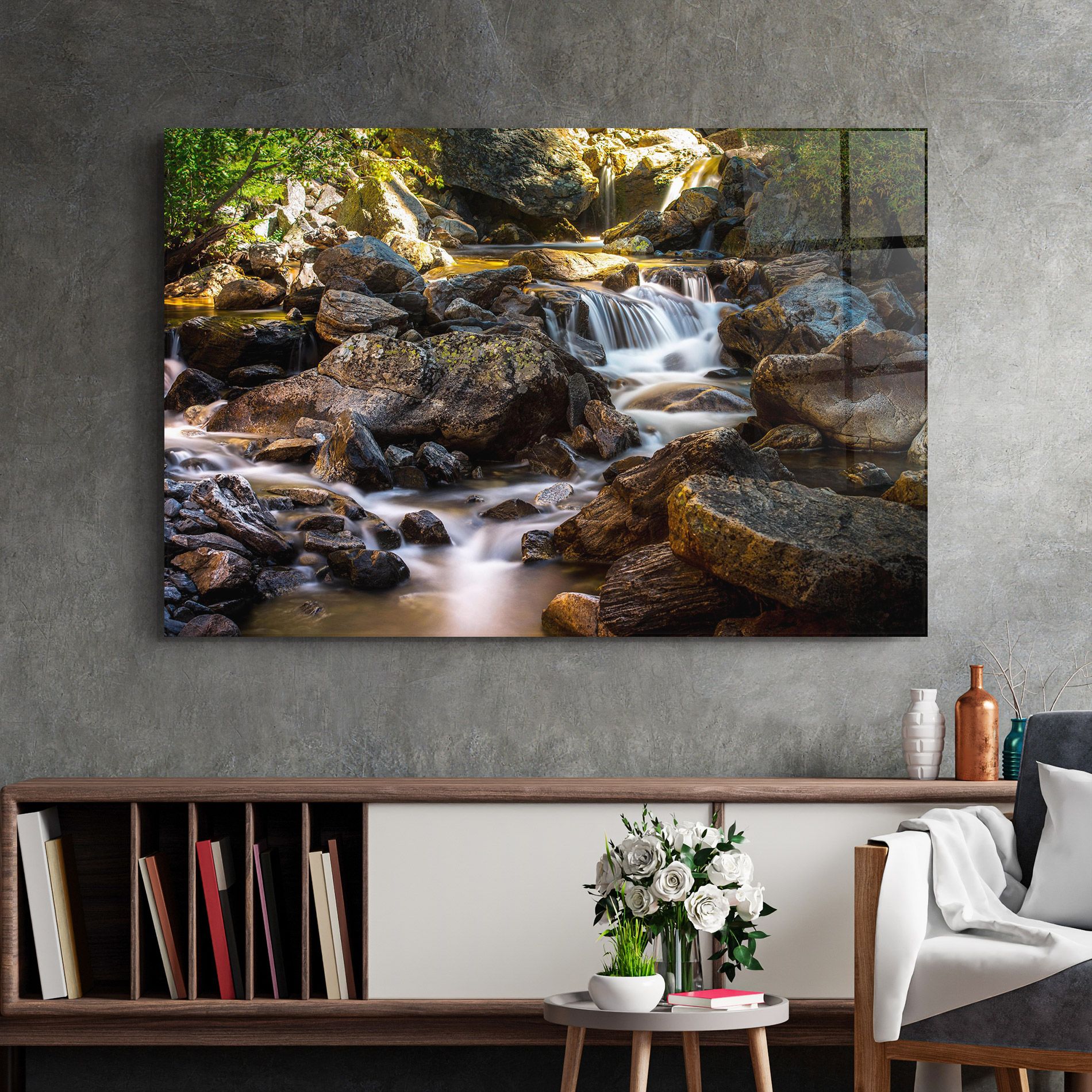 Nature Rocks Waterfall mockup 2