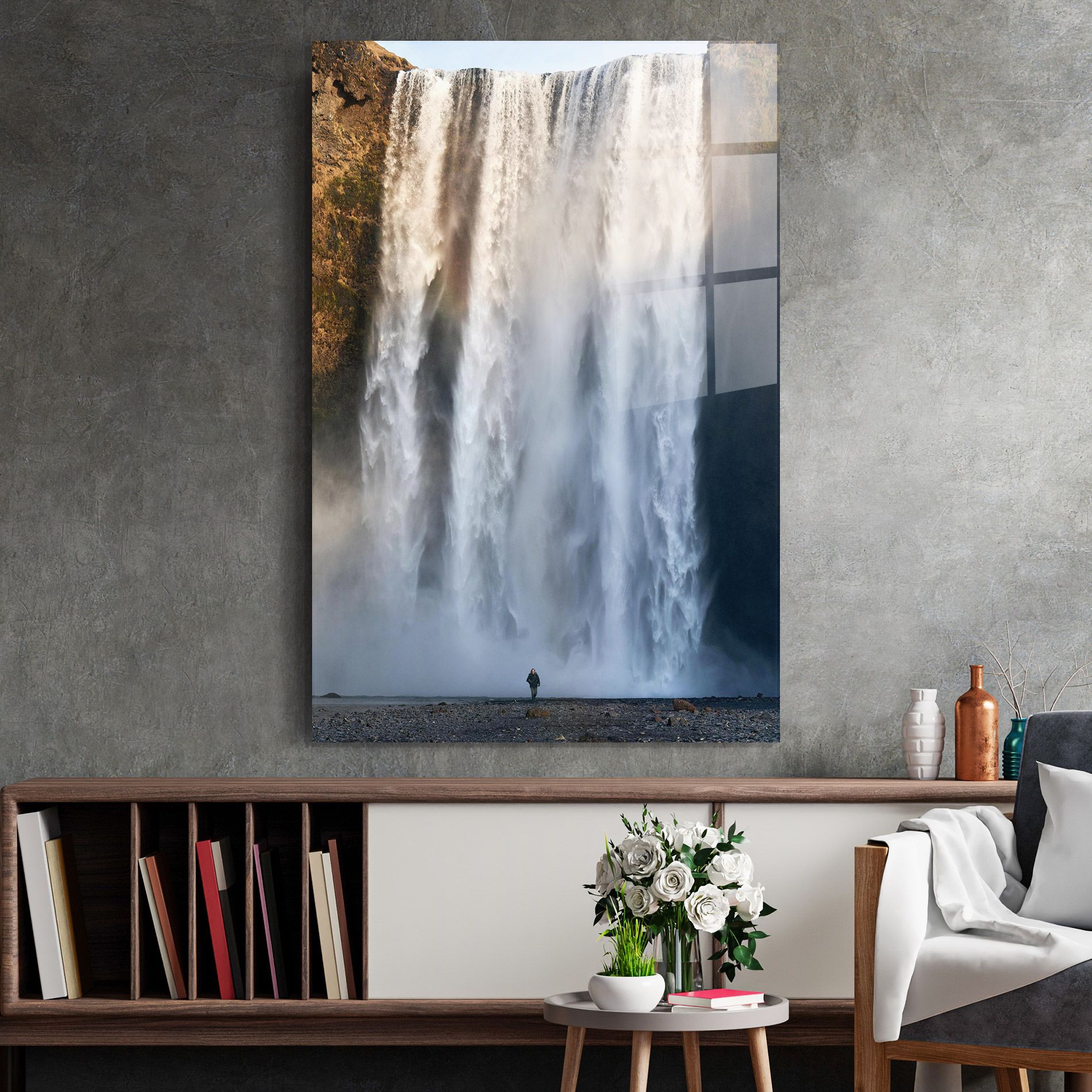 Small Man Waterfall mockup 2