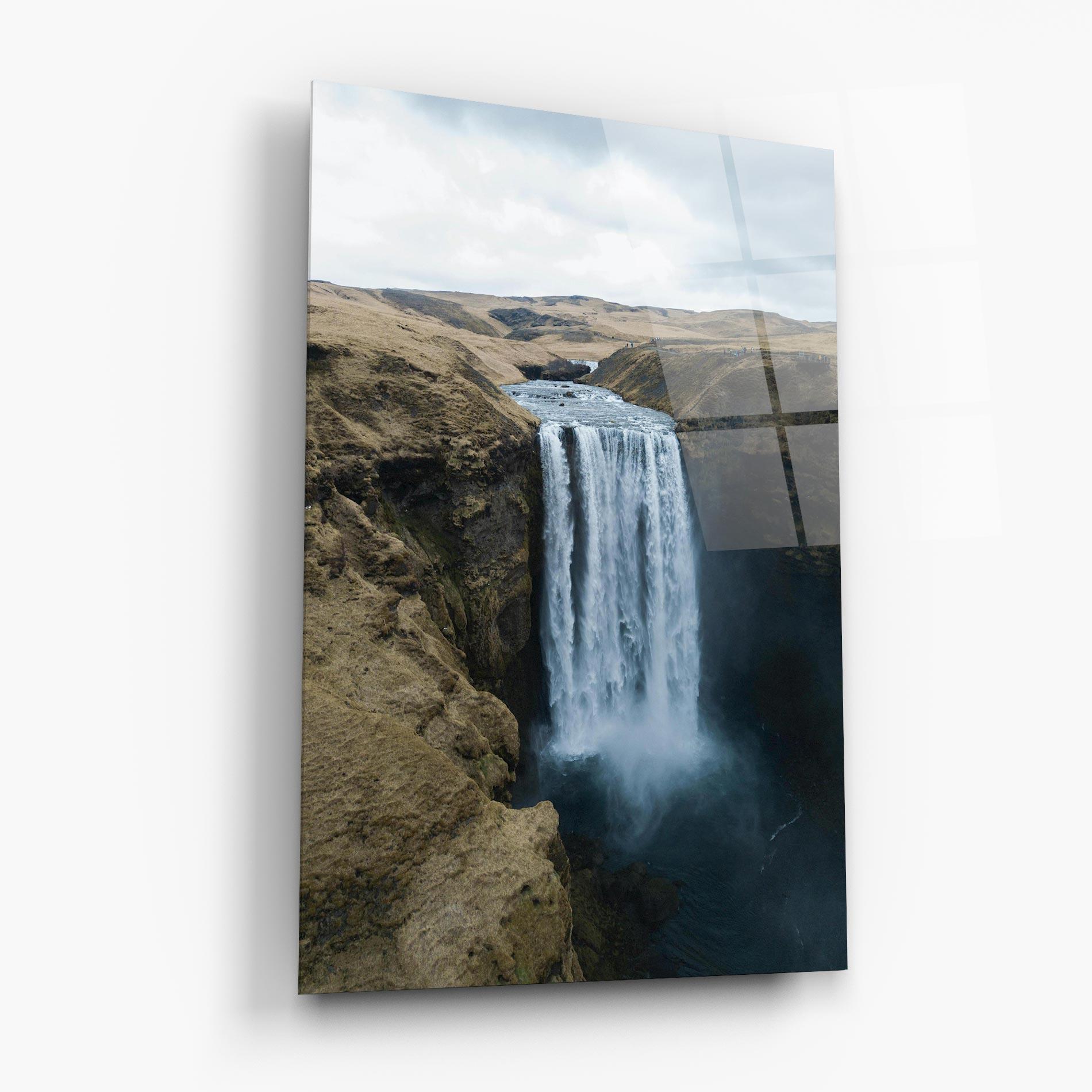 Glasbild Desert Vibe Waterfall mockup 6