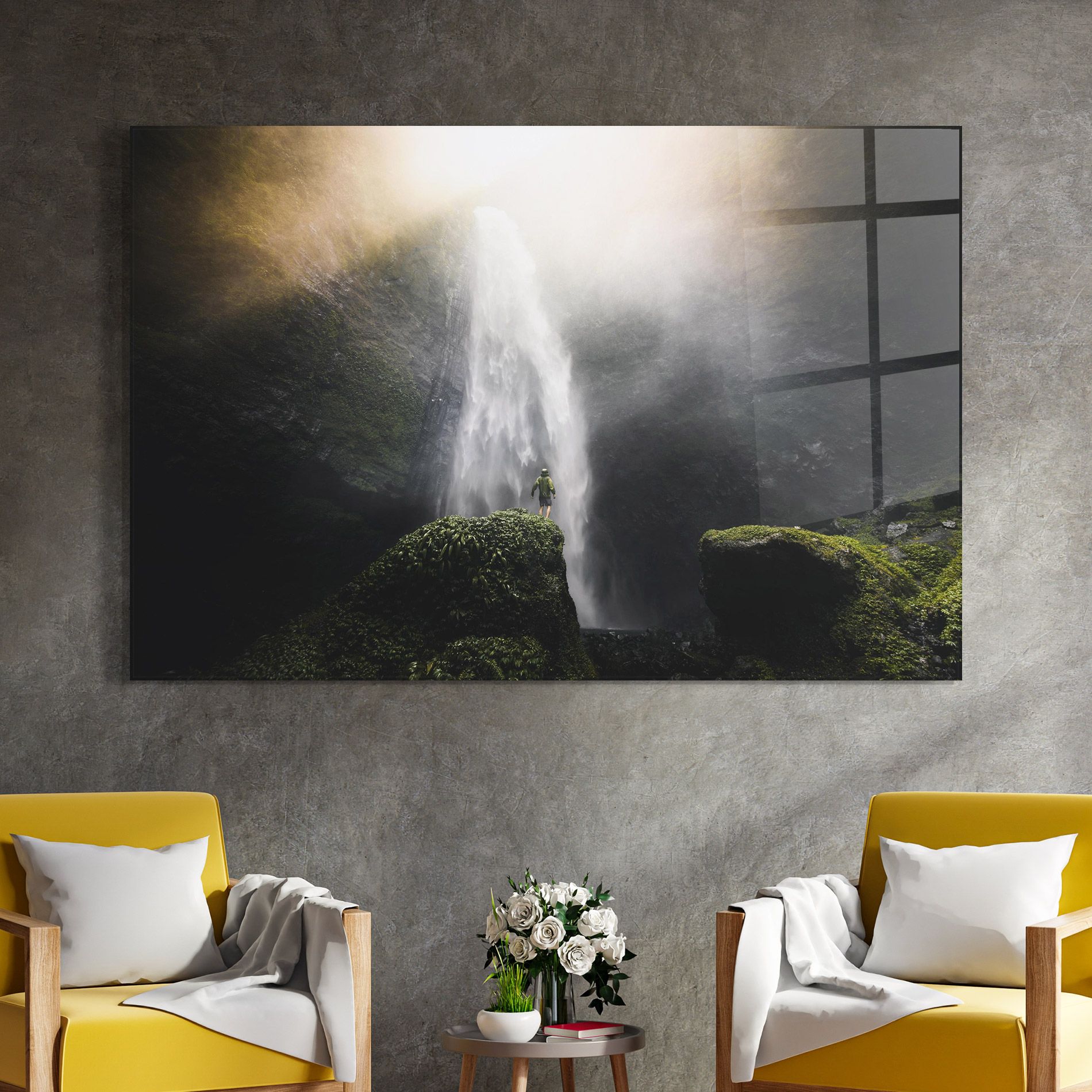 Green Man Waterfall mockup 4