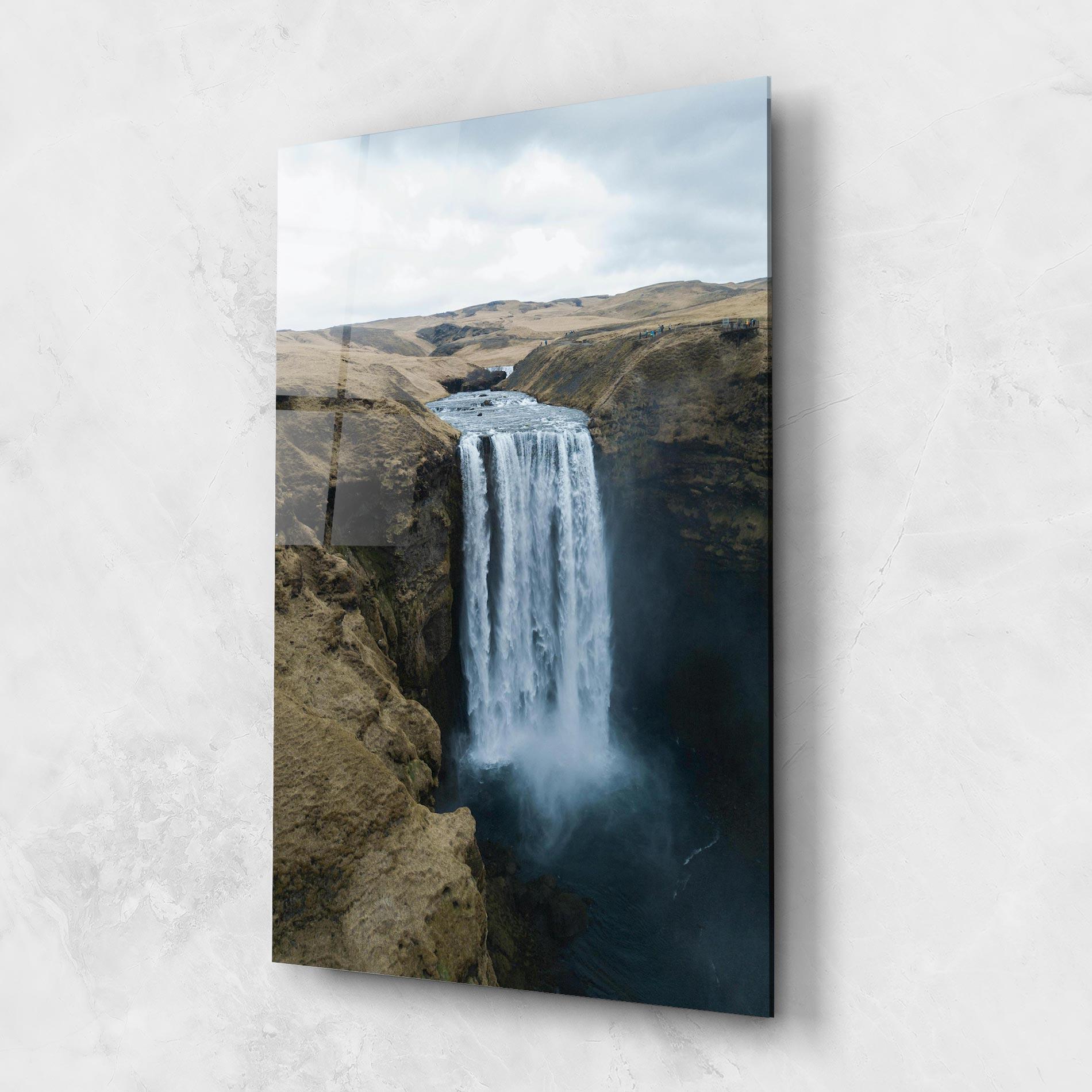 Glasbild Desert Vibe Waterfall mockup 1