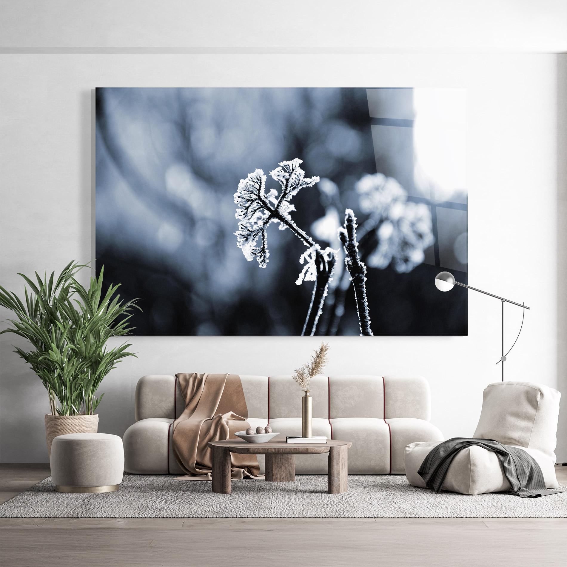 Glasbild Winter Plant mockup 9