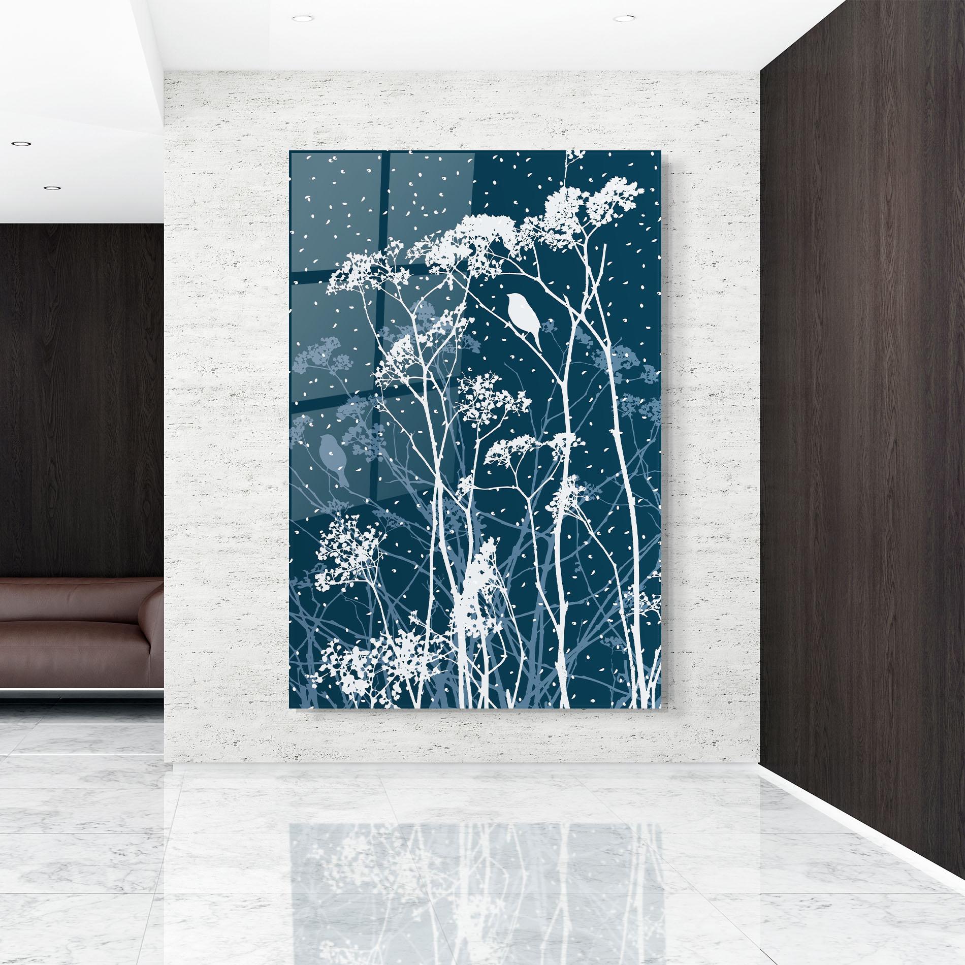 Glasbild Meadow Flowers mockup 9