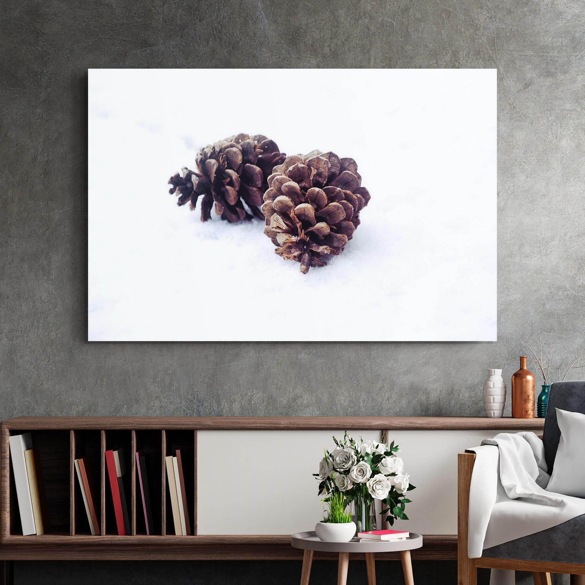 Glasbild Snow Cones mockup 2