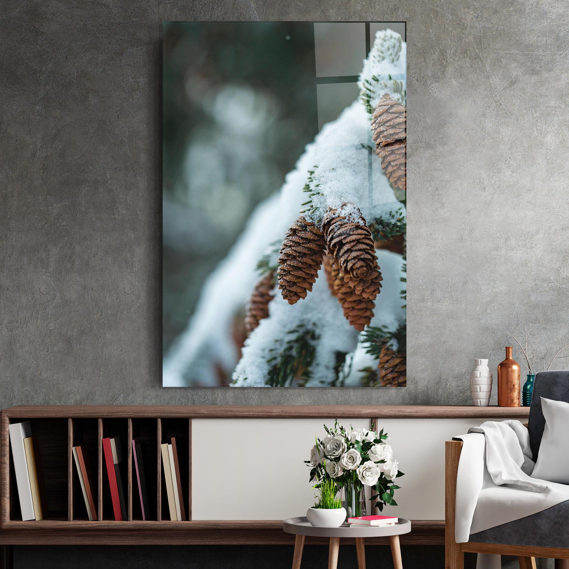 Glasbild Pretty Snow Cones mockup 2