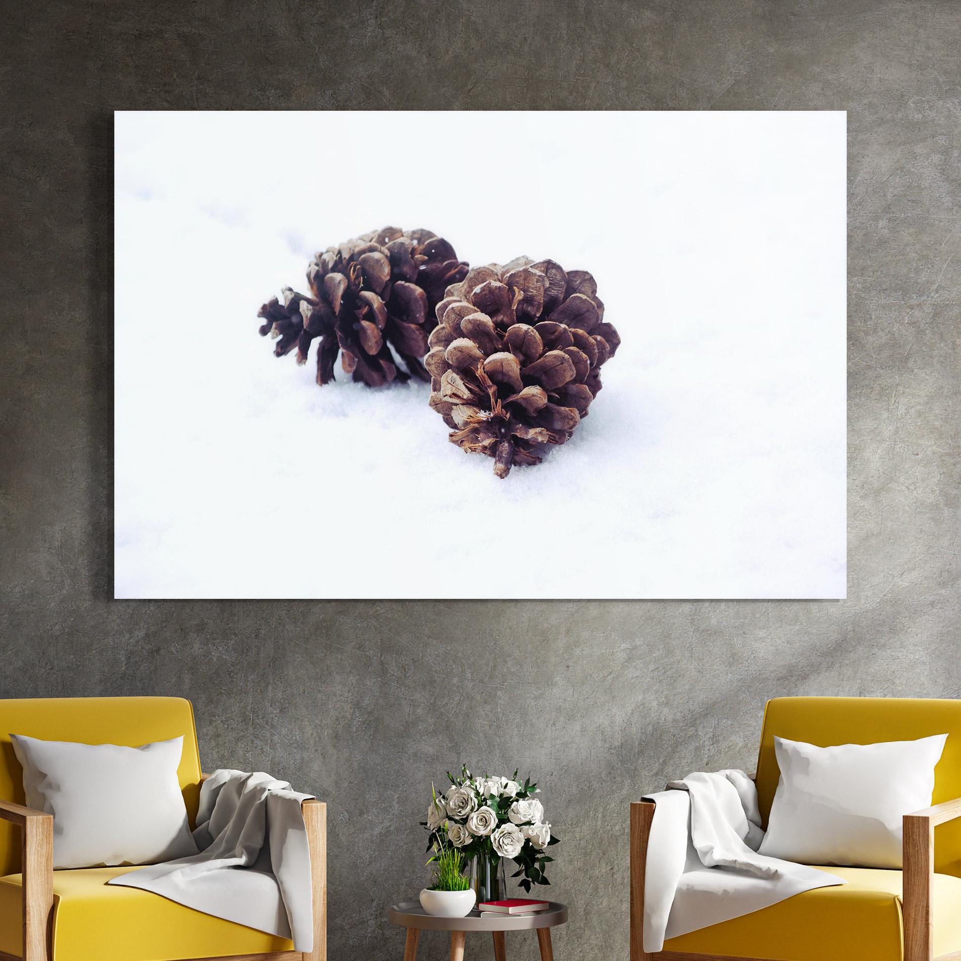 Glasbild Snow Cones mockup 4