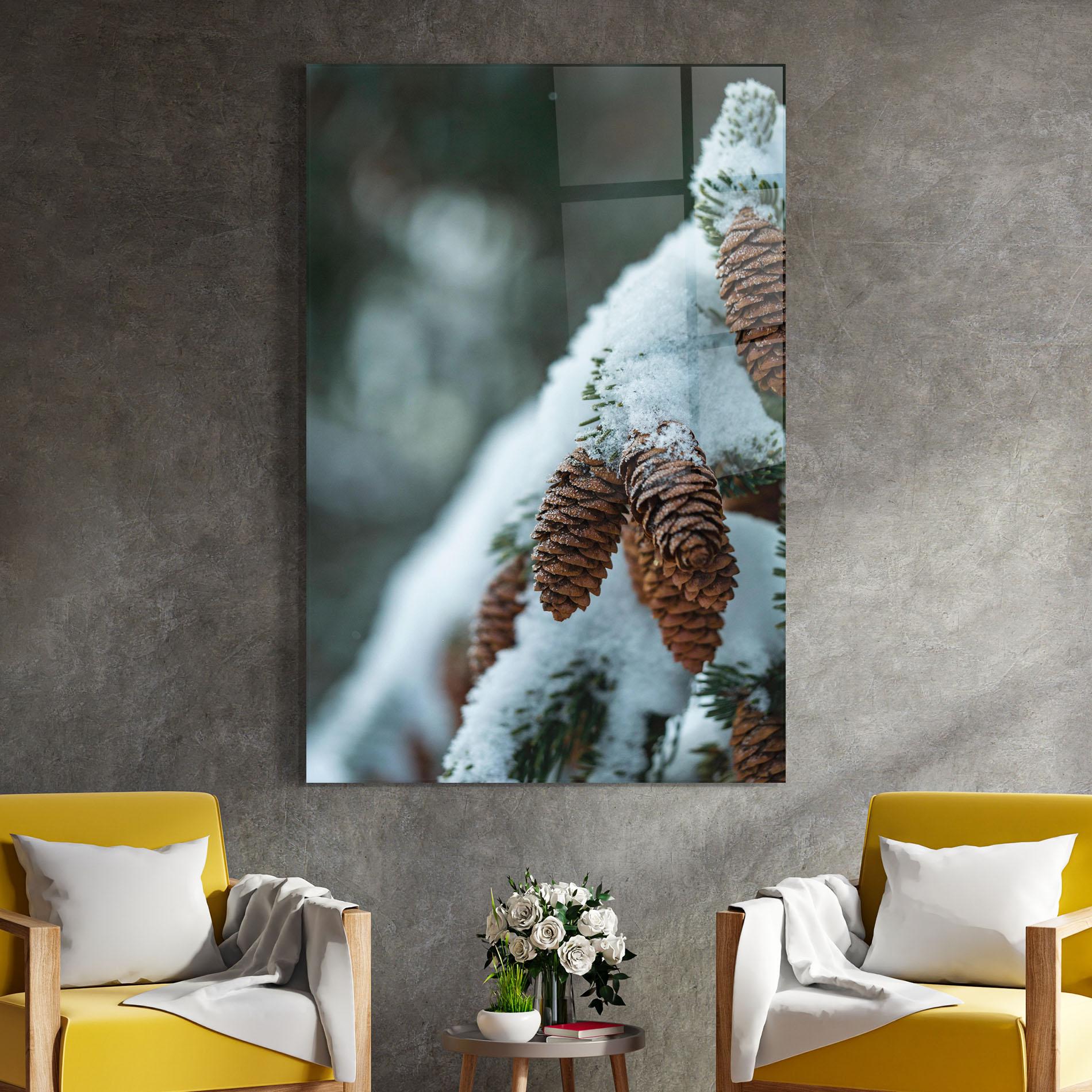 Glasbild Pretty Snow Cones mockup 4