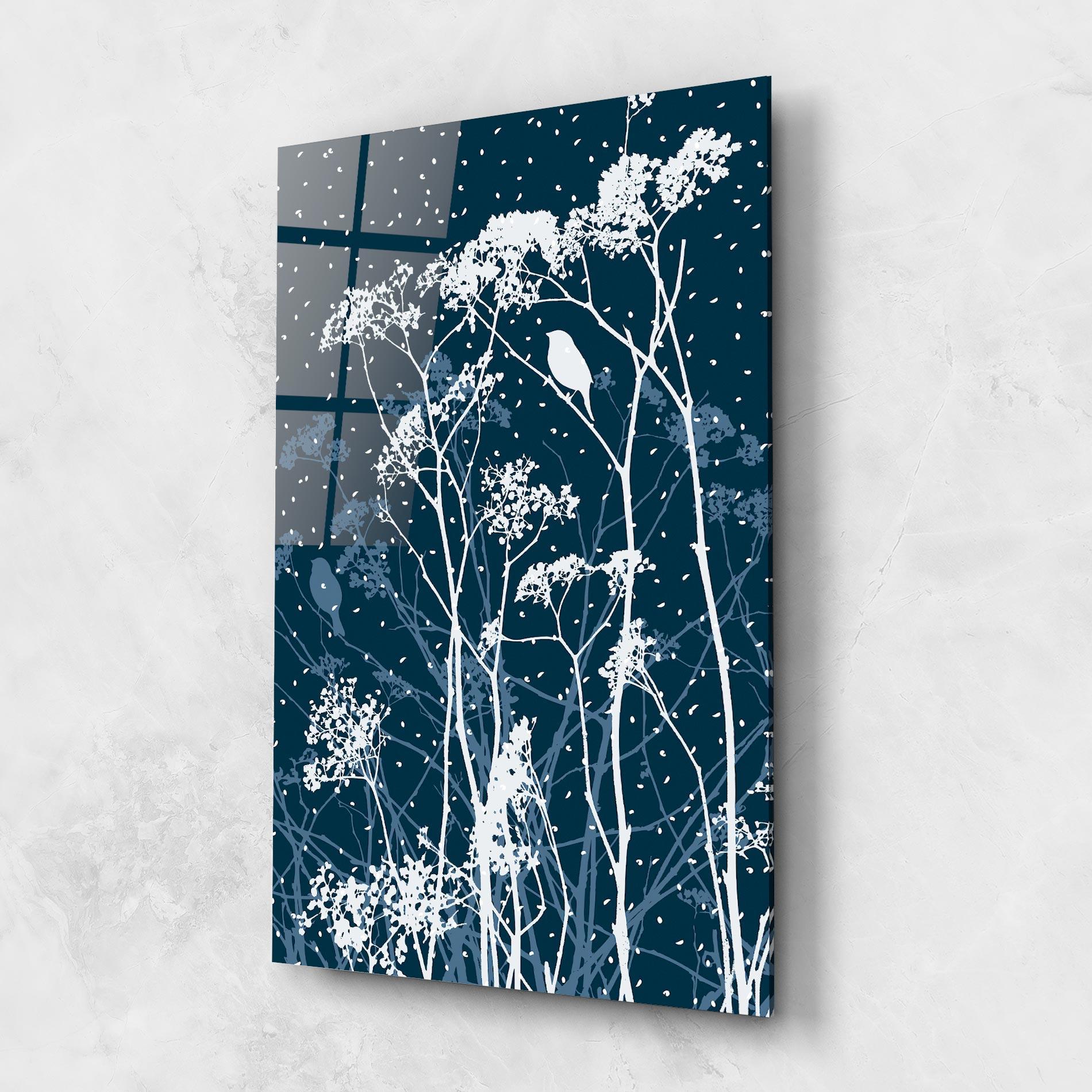 Glasbild Meadow Flowers mockup 1