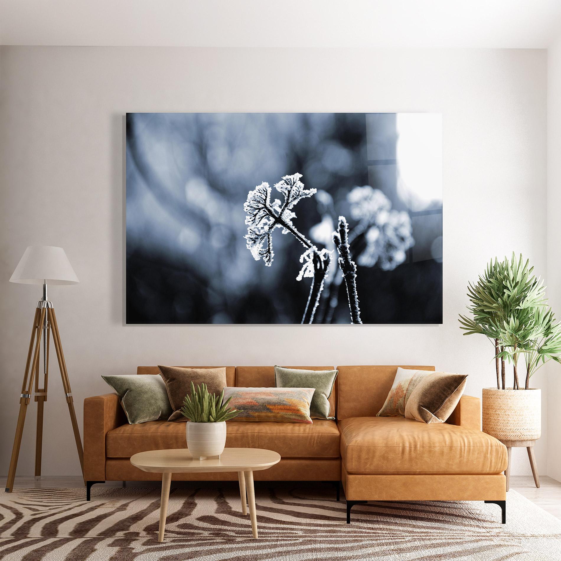 Glasbild Winter Plant mockup 7