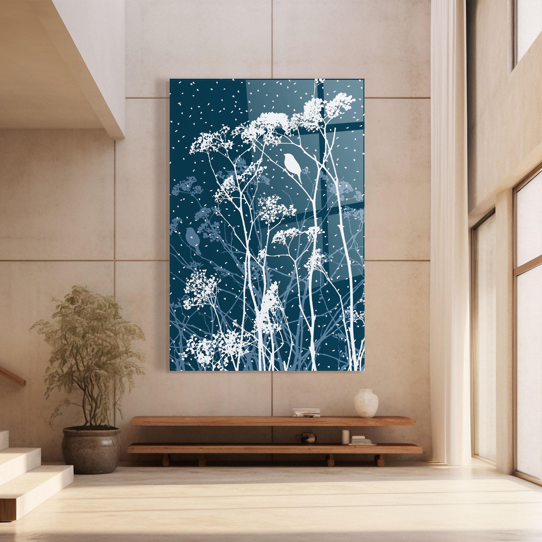 Glasbild Meadow Flowers mockup 8