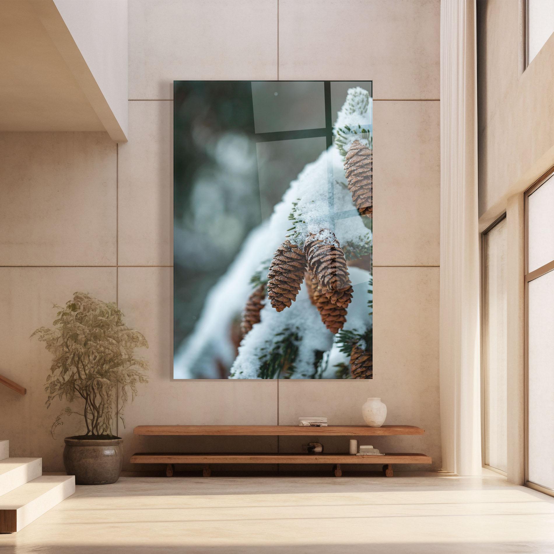 Glasbild Pretty Snow Cones mockup 8