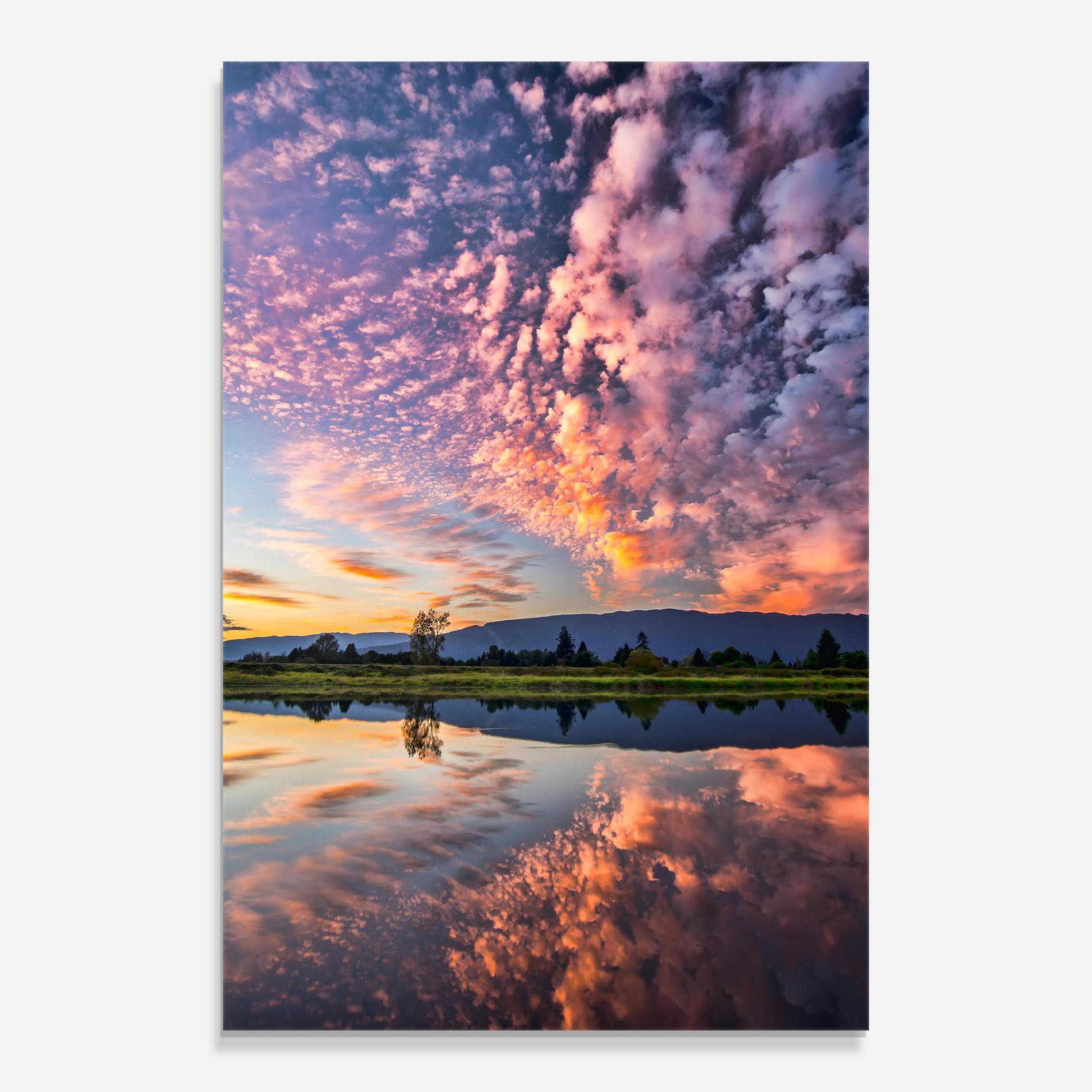 Glasbild Beautiful Sky mockup 0