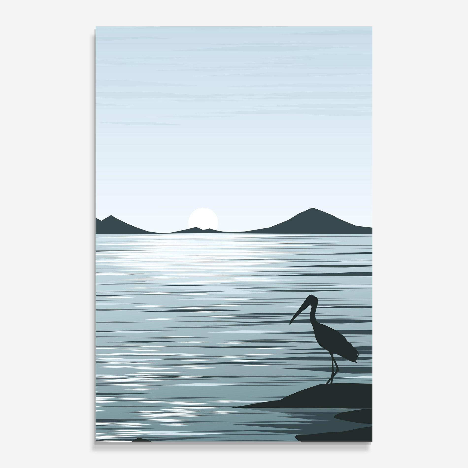 Glasbild Sparkling Lake mockup 0