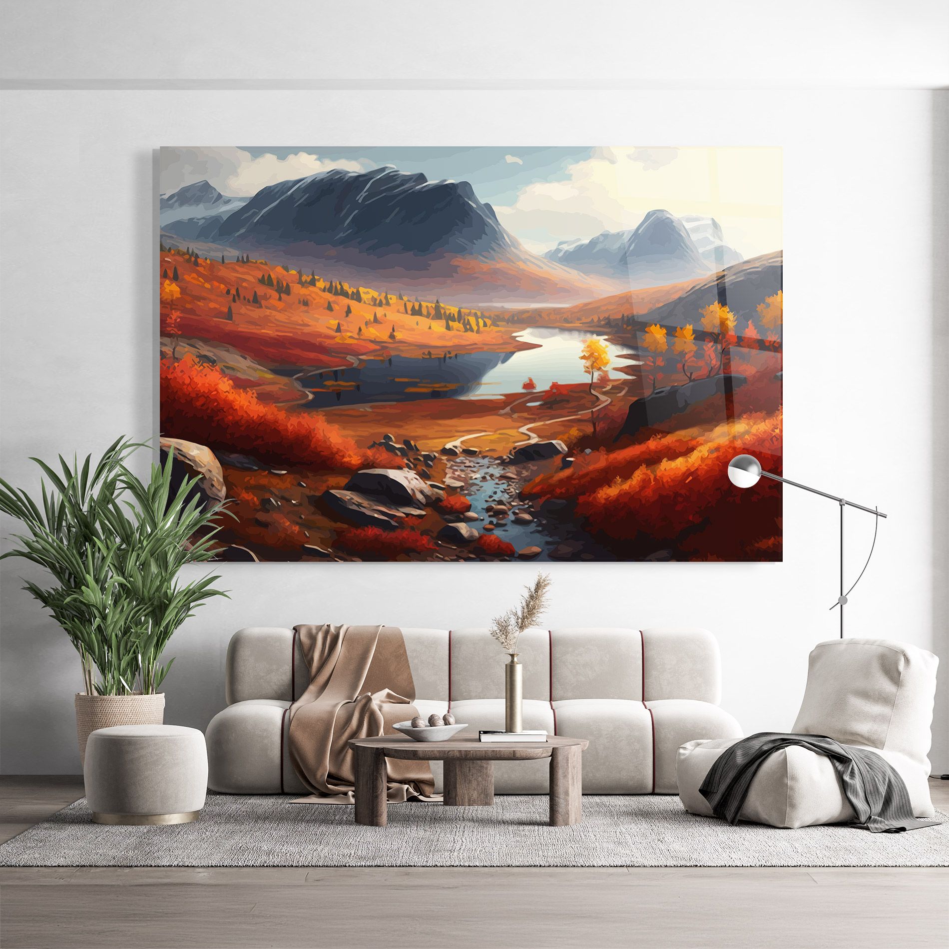 Autumn Field Lake mockup 9