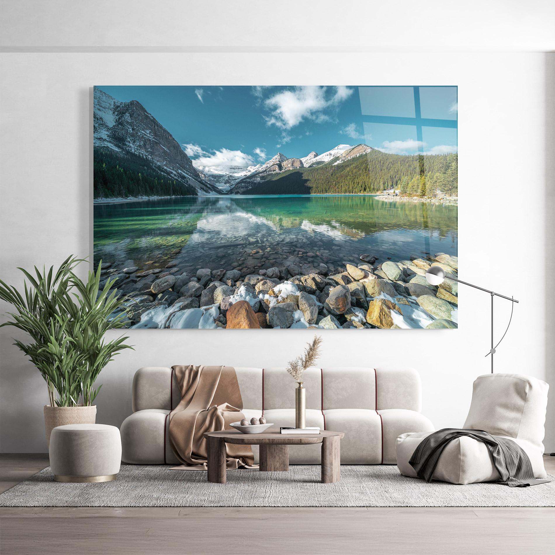 Glasbild Breathtaking View mockup 9