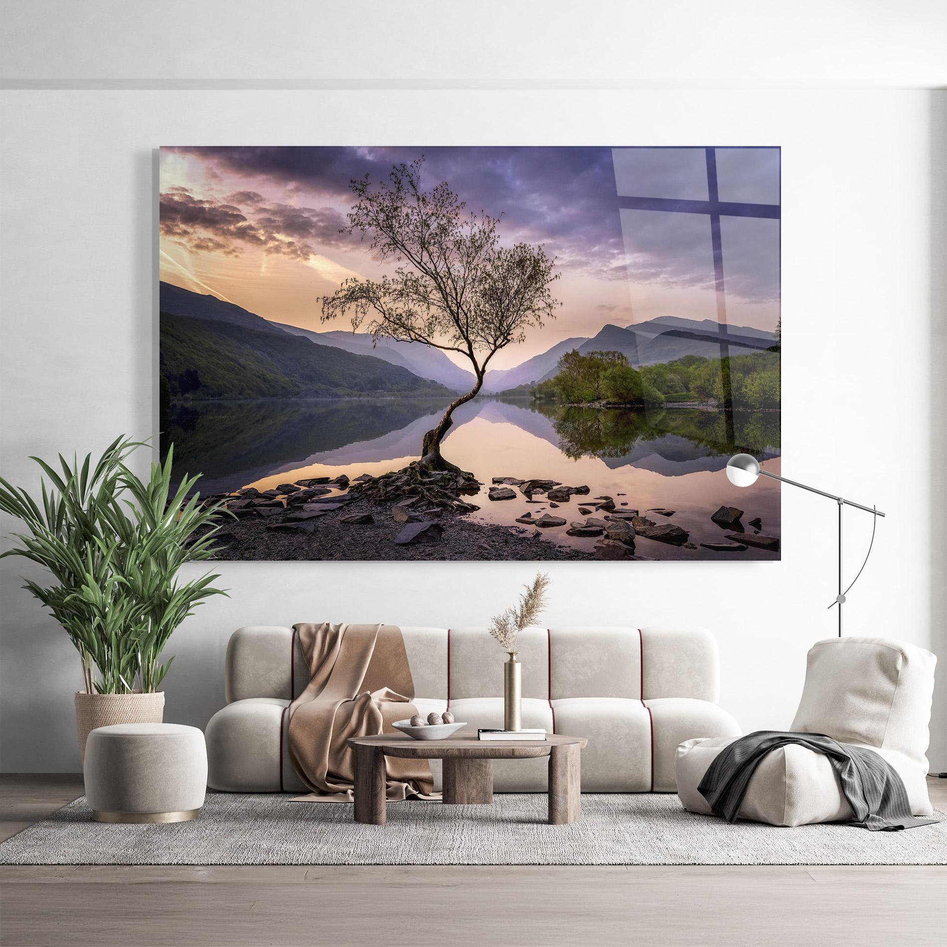 Glasbild Lone Tree mockup 9