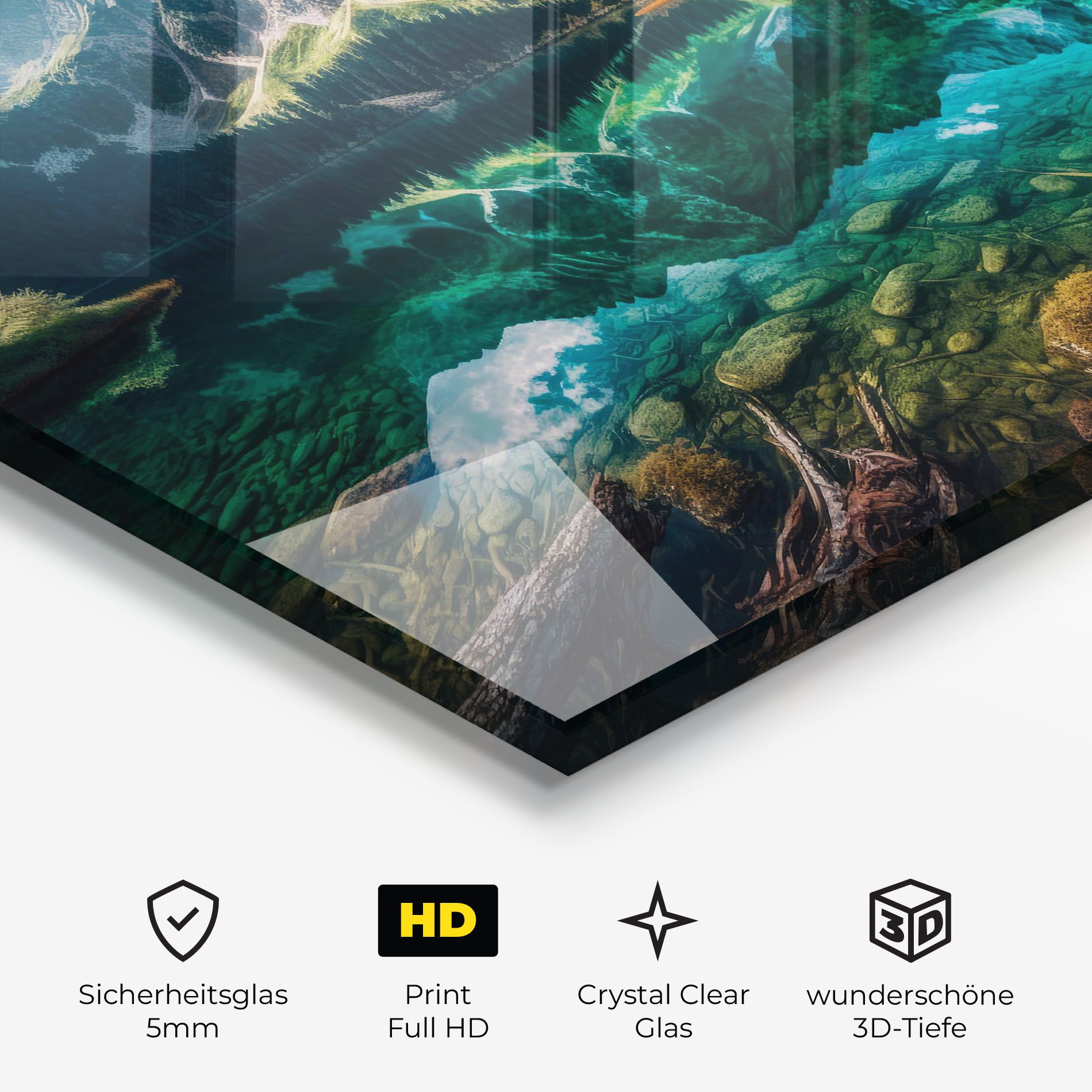 Beautiful Lake Mountain mockup 3