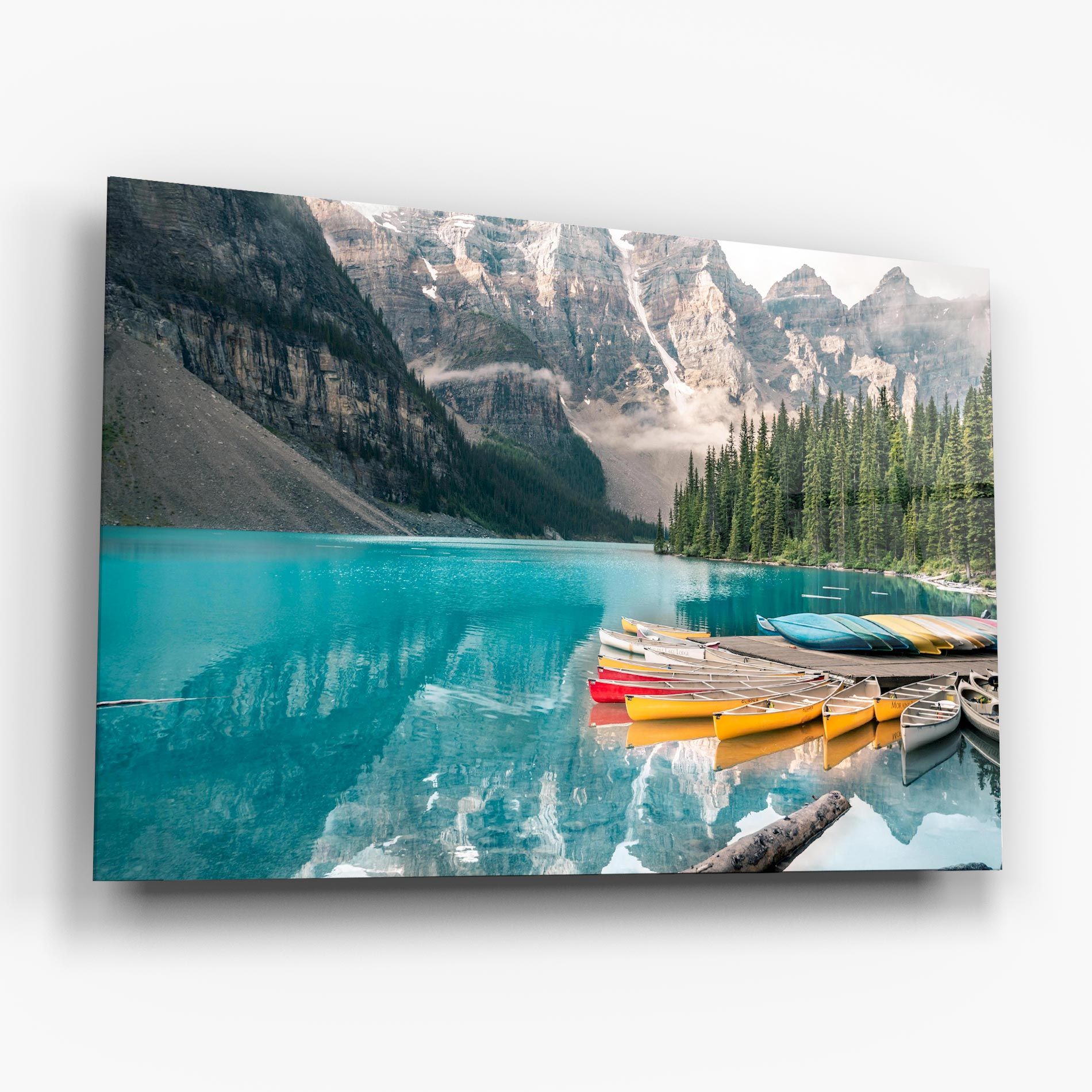 Beautiful Moraine Lake mockup 6
