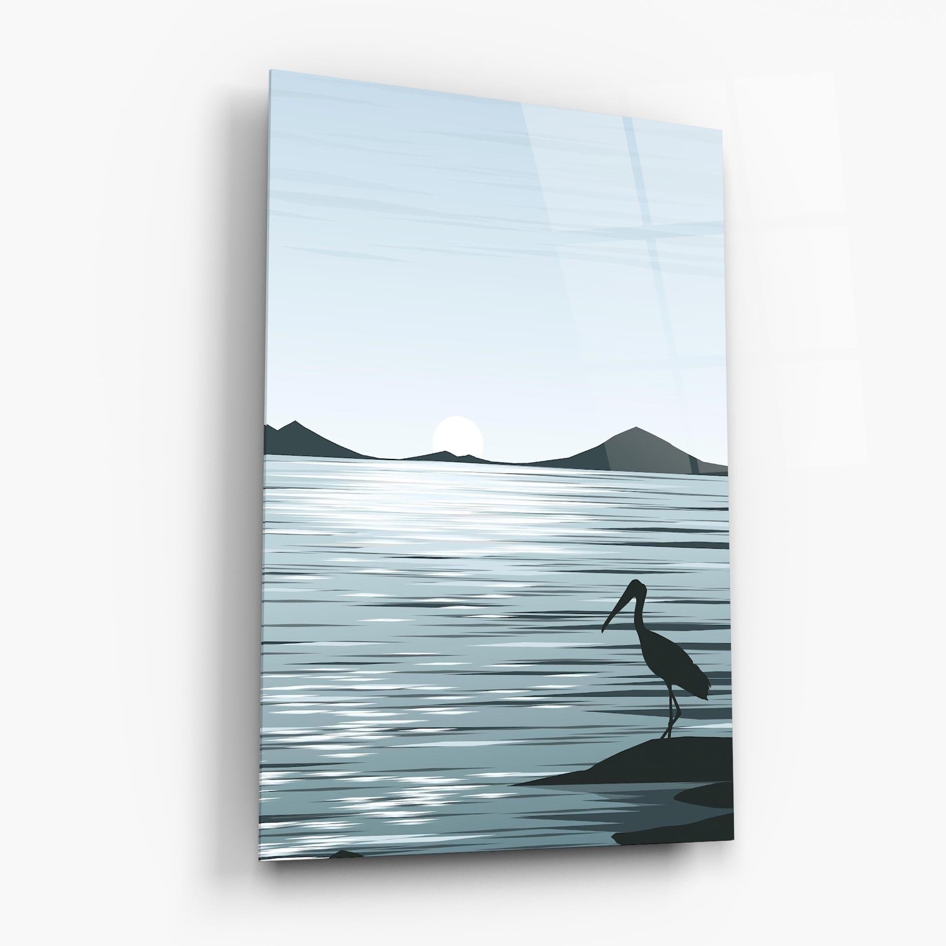 Glasbild Sparkling Lake mockup 6