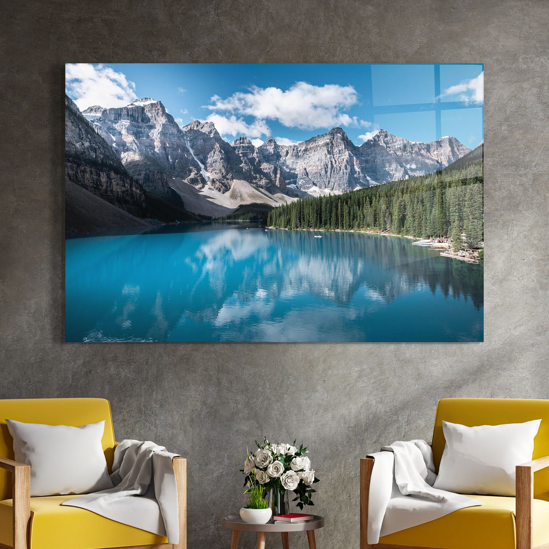Beautiful Lake Canada mockup 4