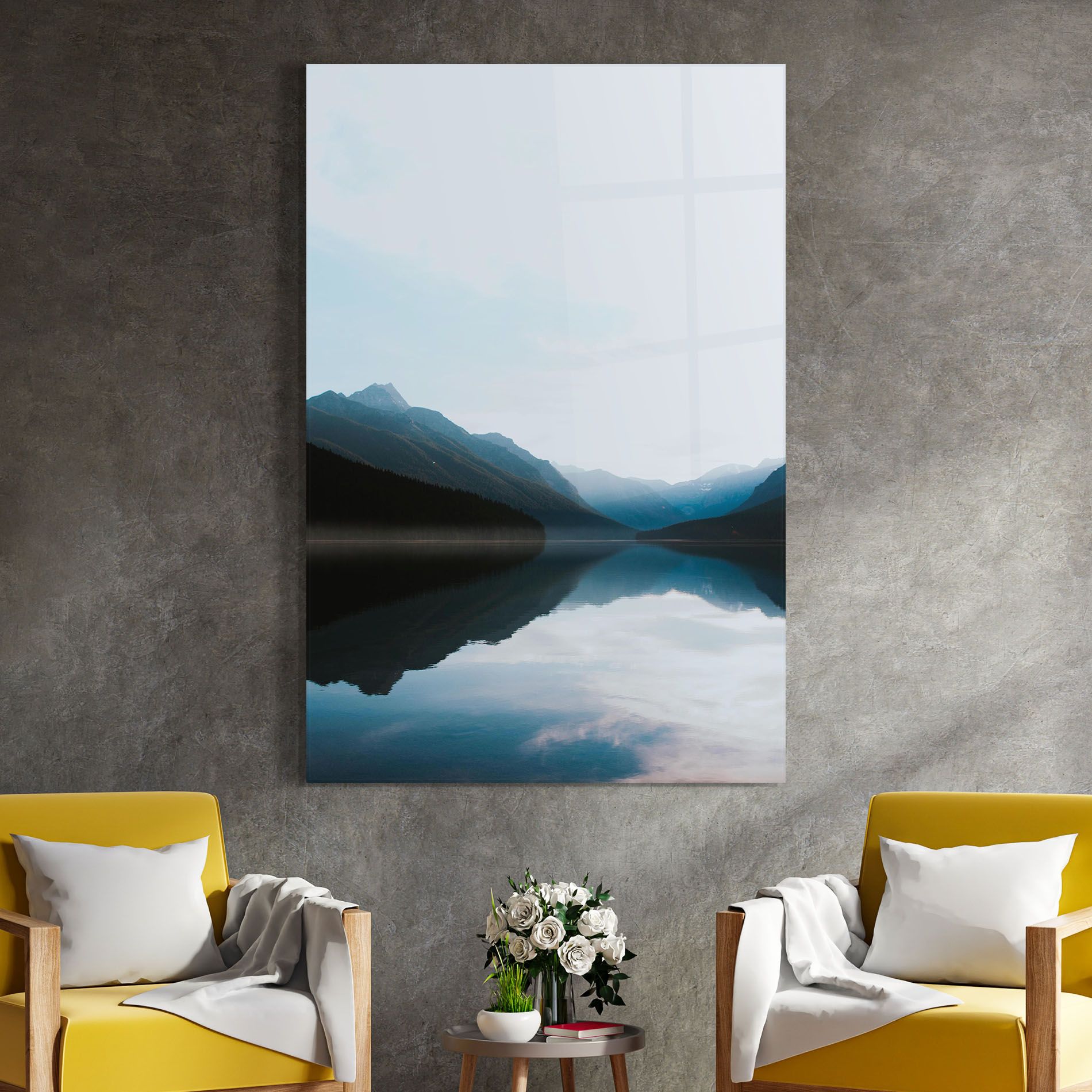 Foggy Blue Light mockup 4