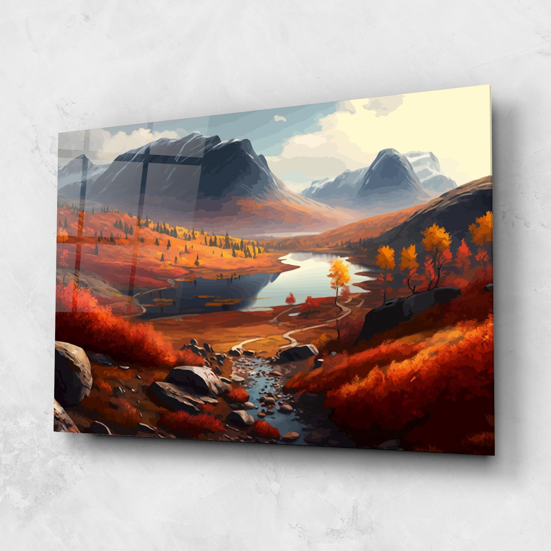 Autumn Field Lake mockup 1