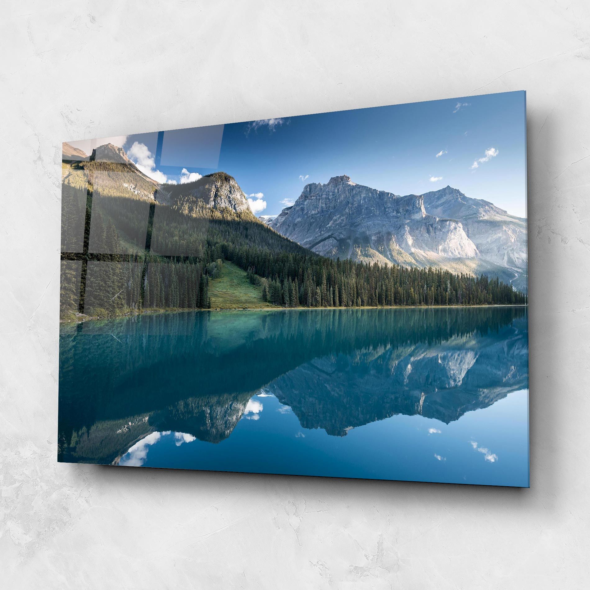 Beautiful Emerald Lake mockup 1
