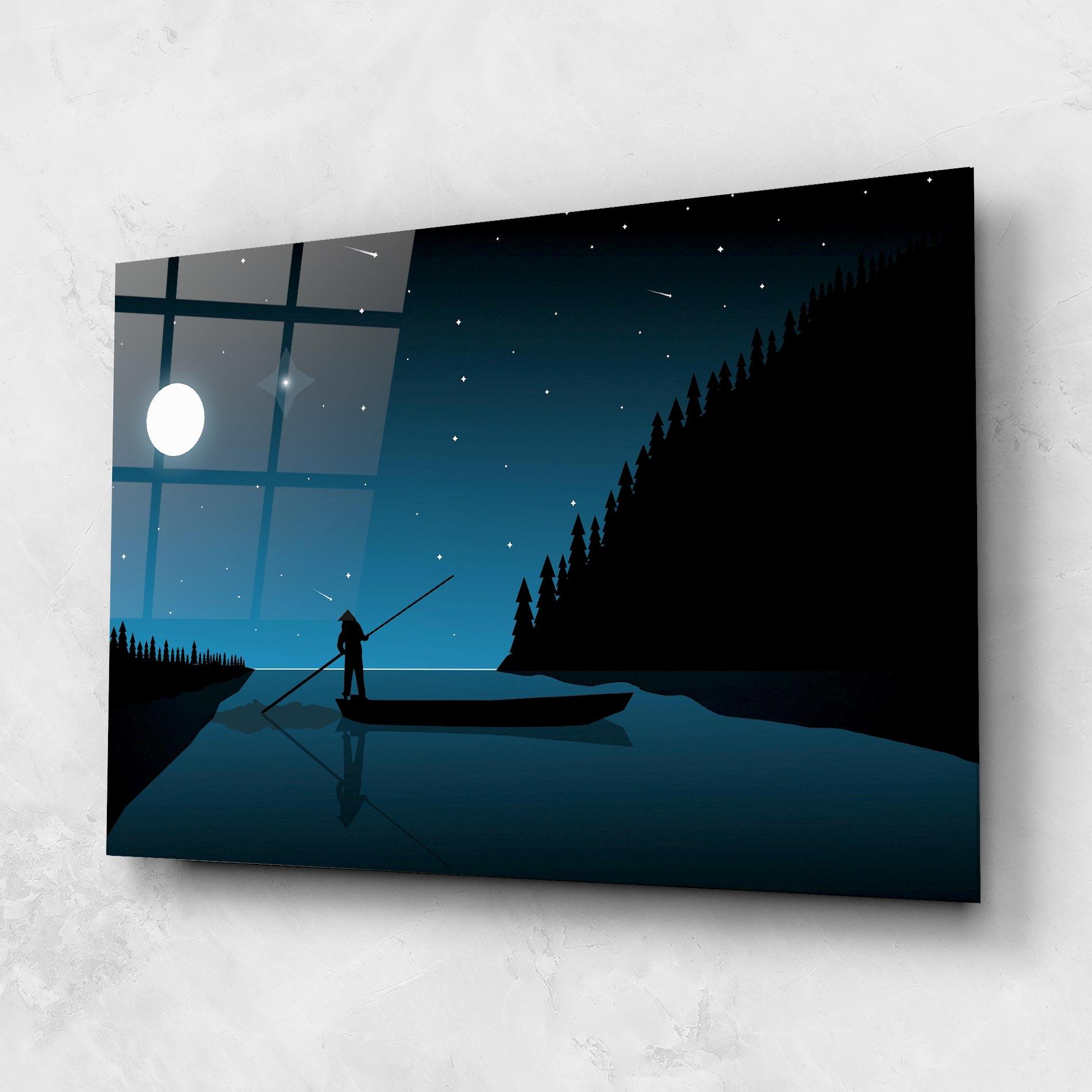 Glasbild Fishman Stars mockup 1