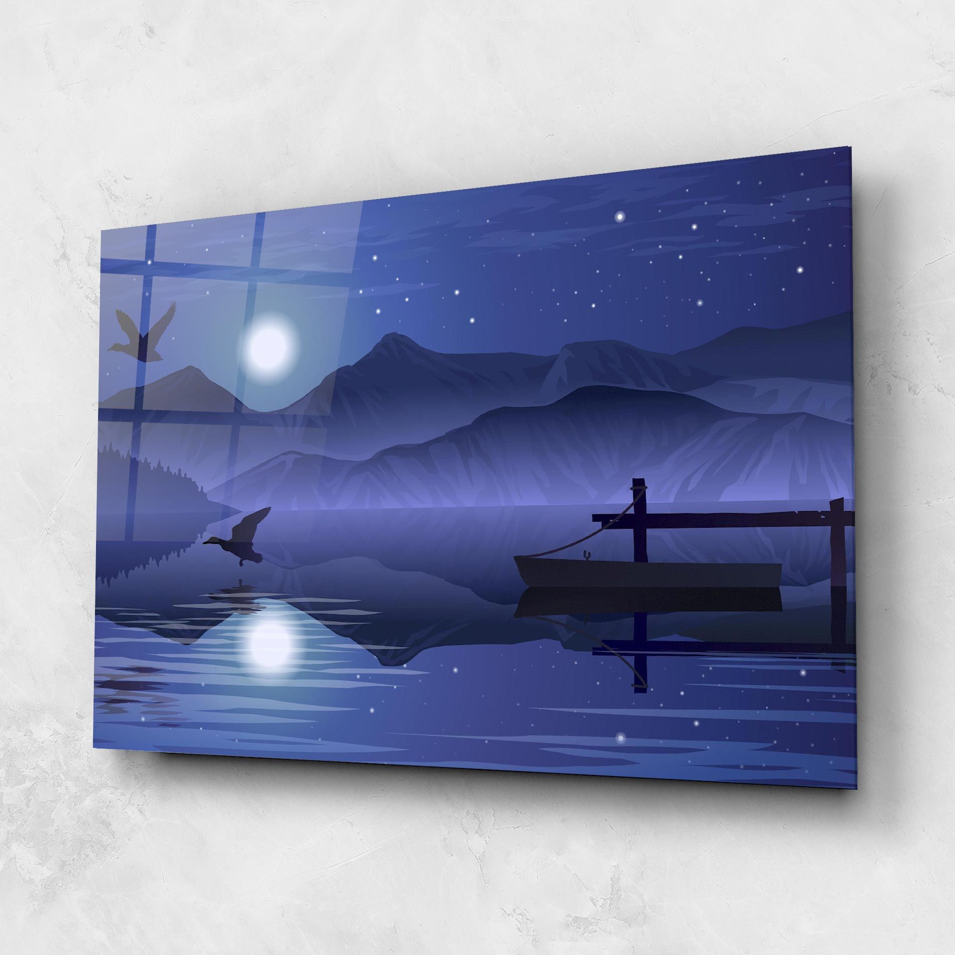 Lake Purple Night mockup 1