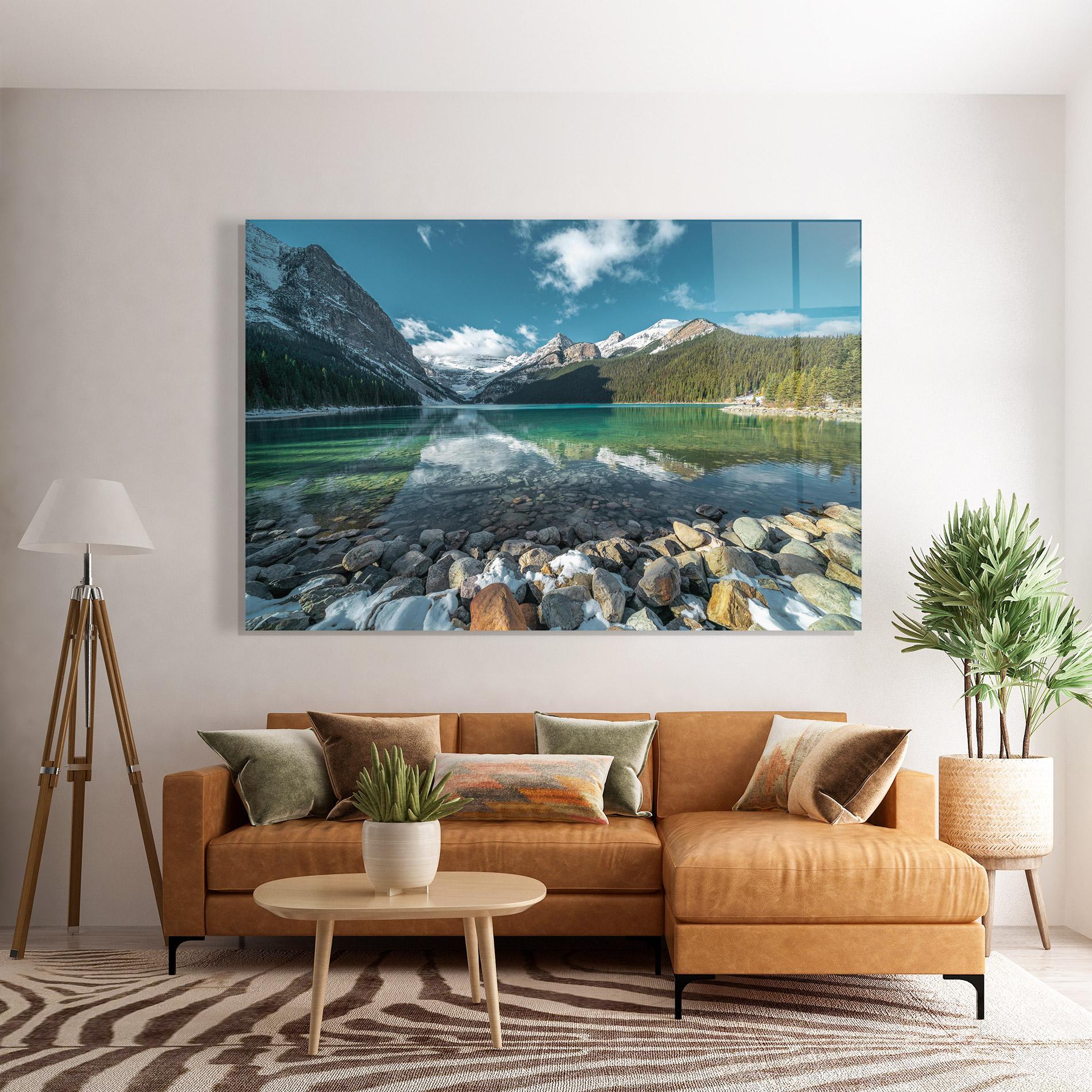 Glasbild Breathtaking View mockup 7