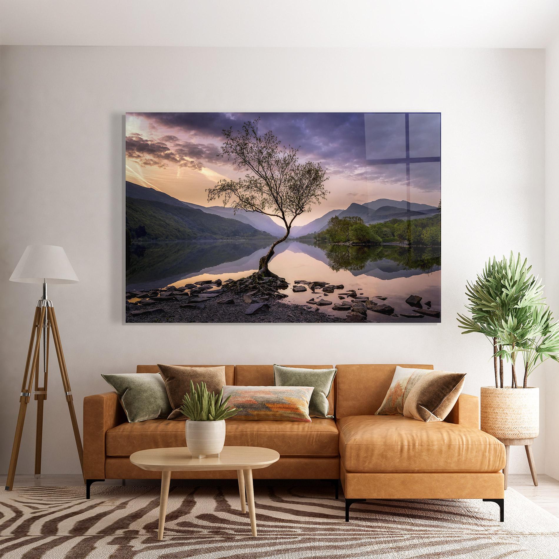 Glasbild Lone Tree mockup 7