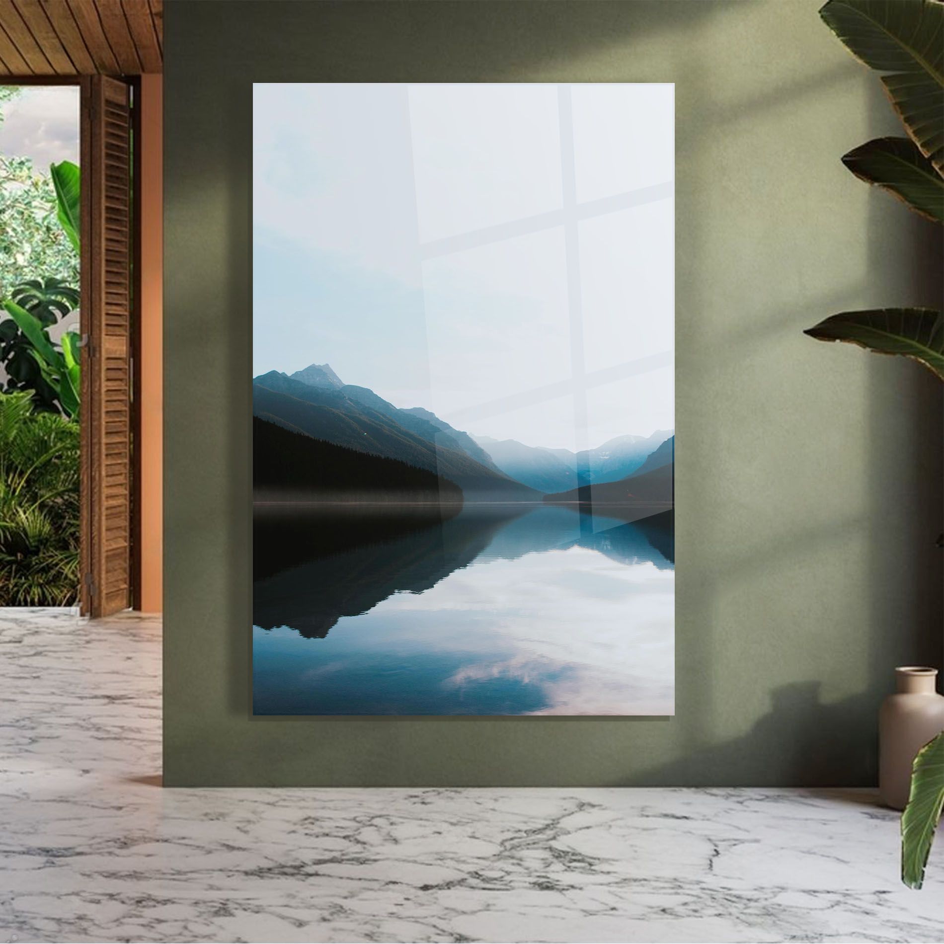 Foggy Blue Light mockup 7