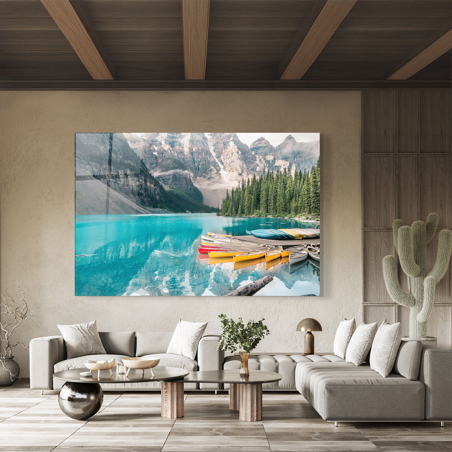 Beautiful Moraine Lake mockup 8