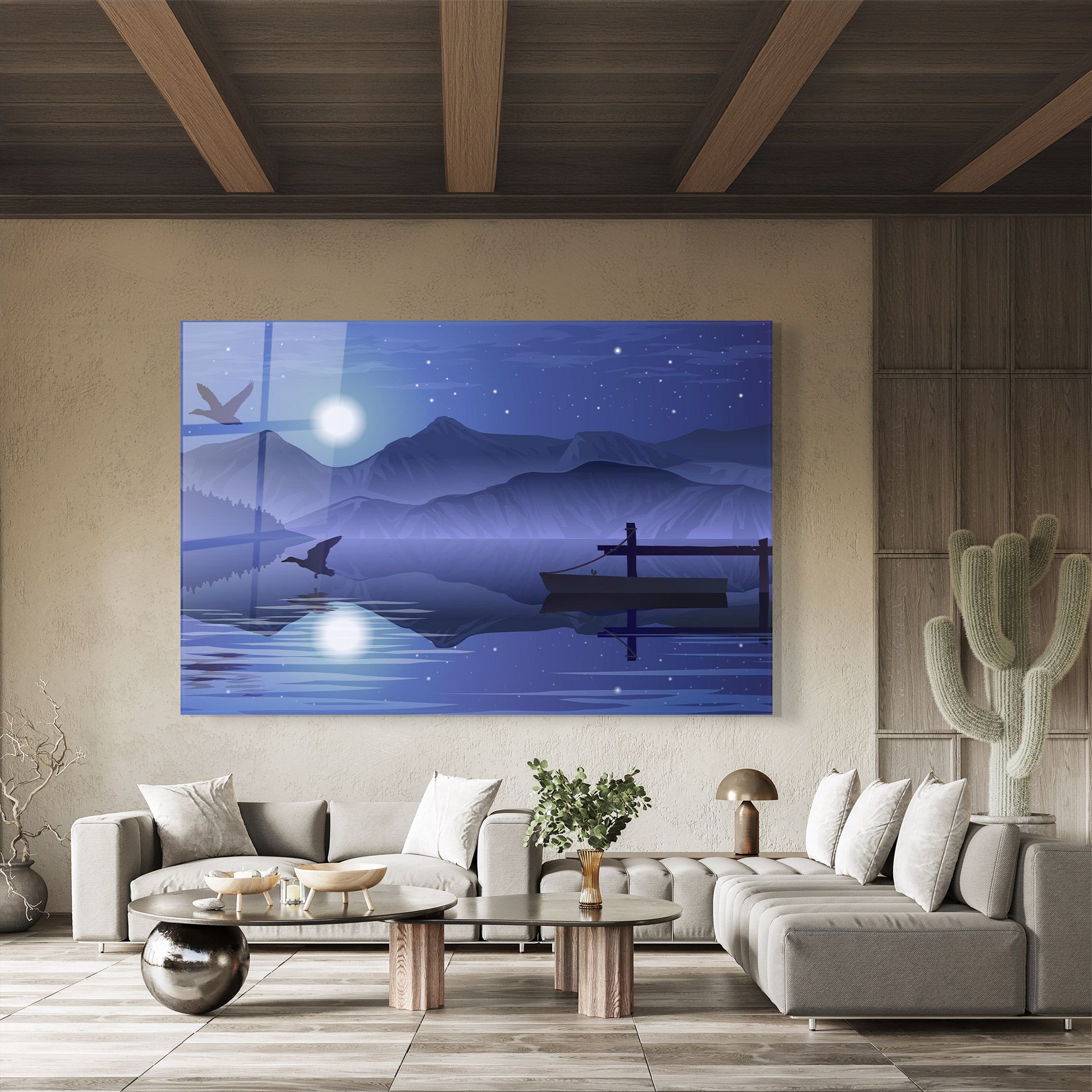 Lake Purple Night mockup 8