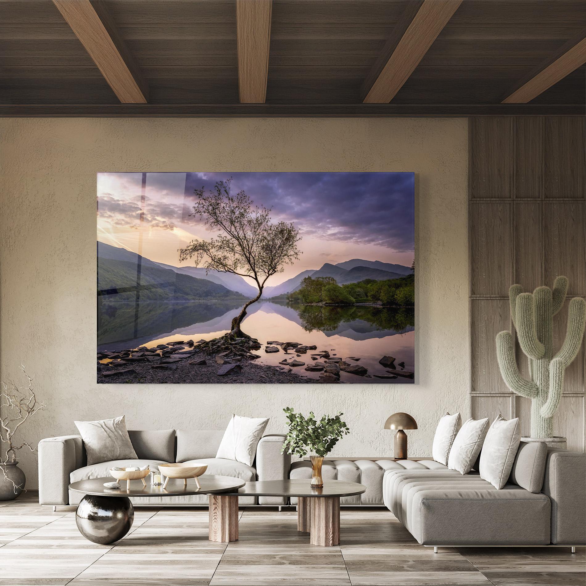 Glasbild Lone Tree mockup 8