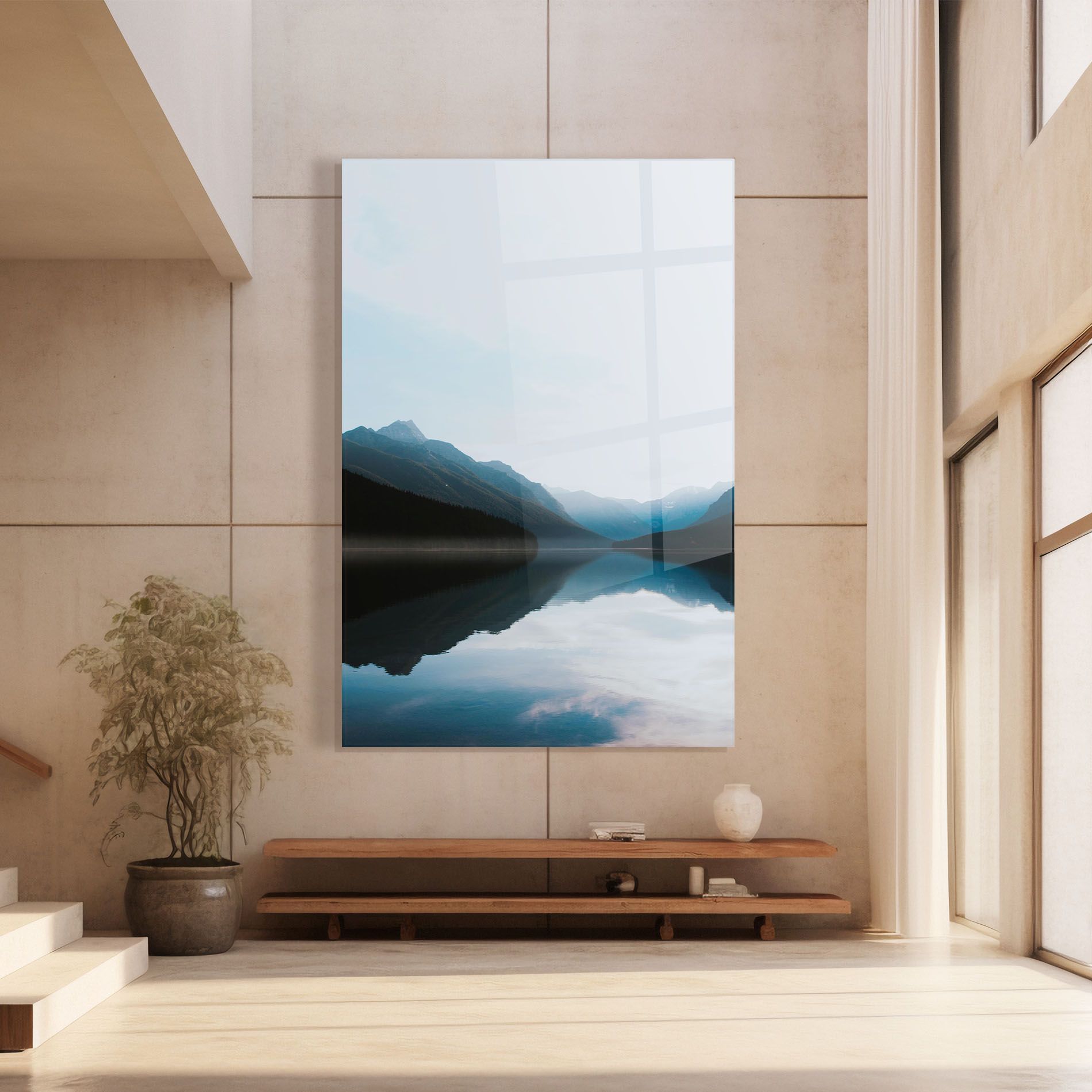 Foggy Blue Light mockup 8