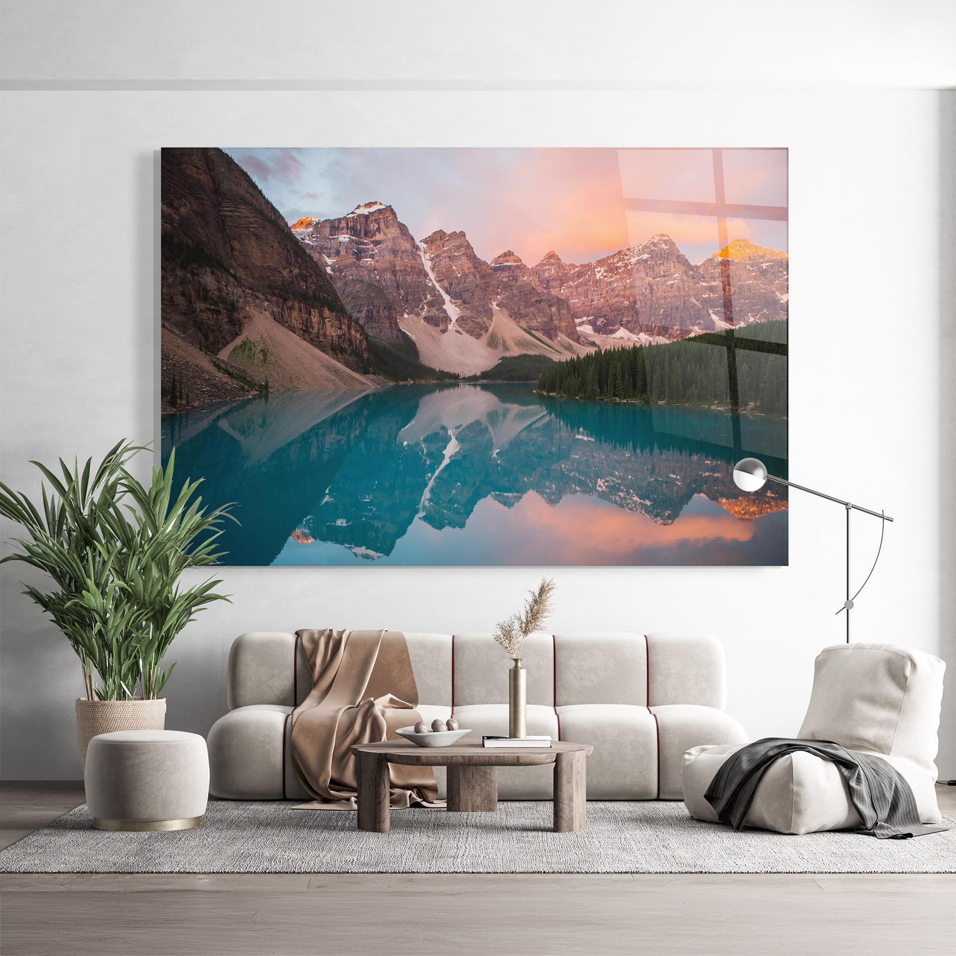 Glasbild Dream Land mockup 9