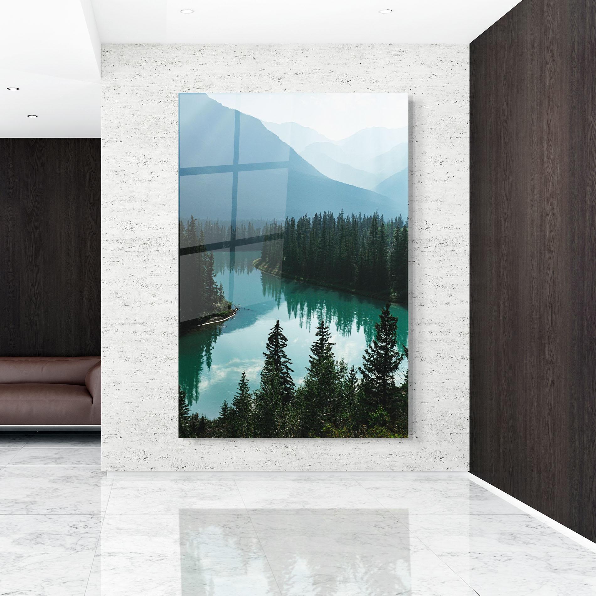 Glasbild Crystal Lake mockup 9