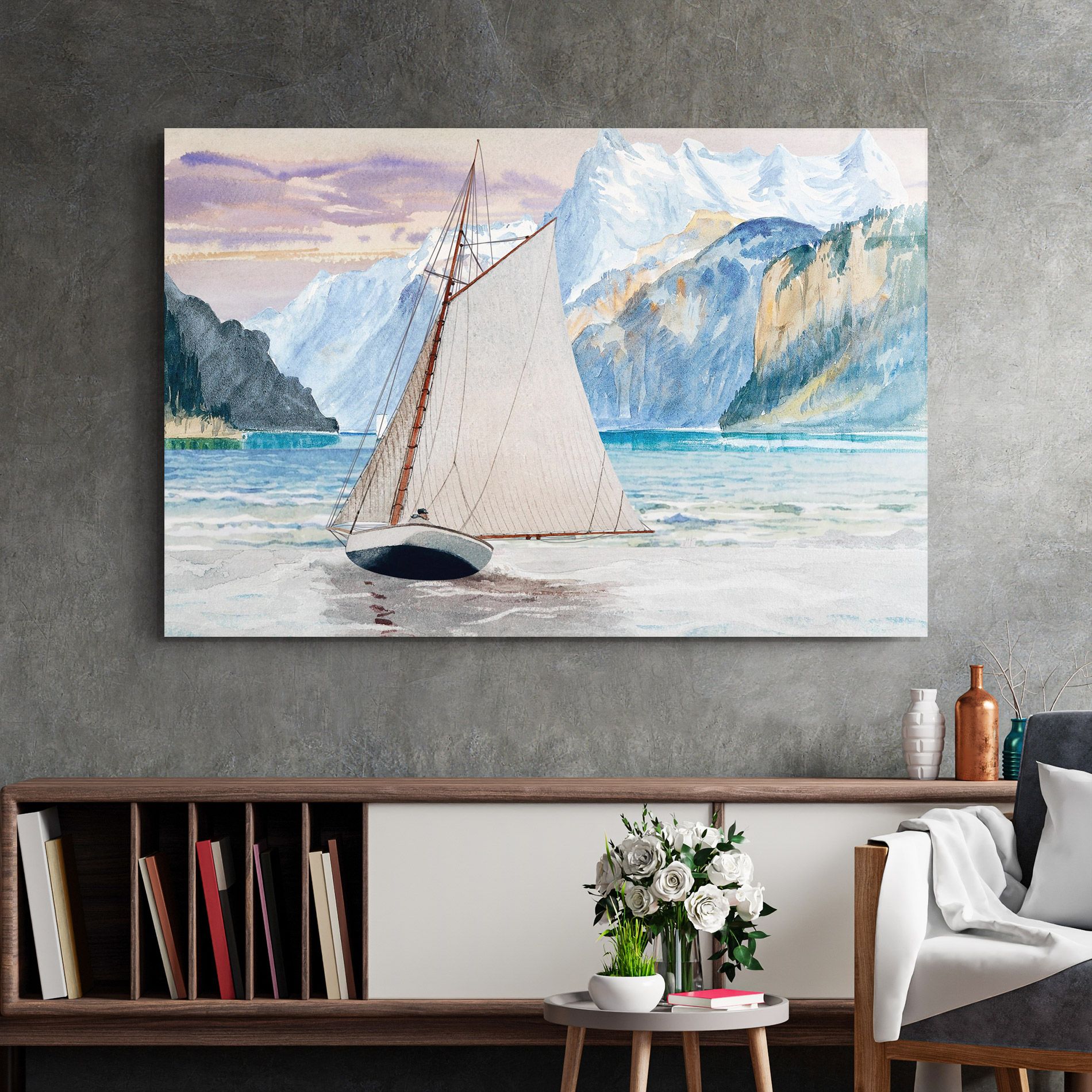 Boat Mountain View mockup 2