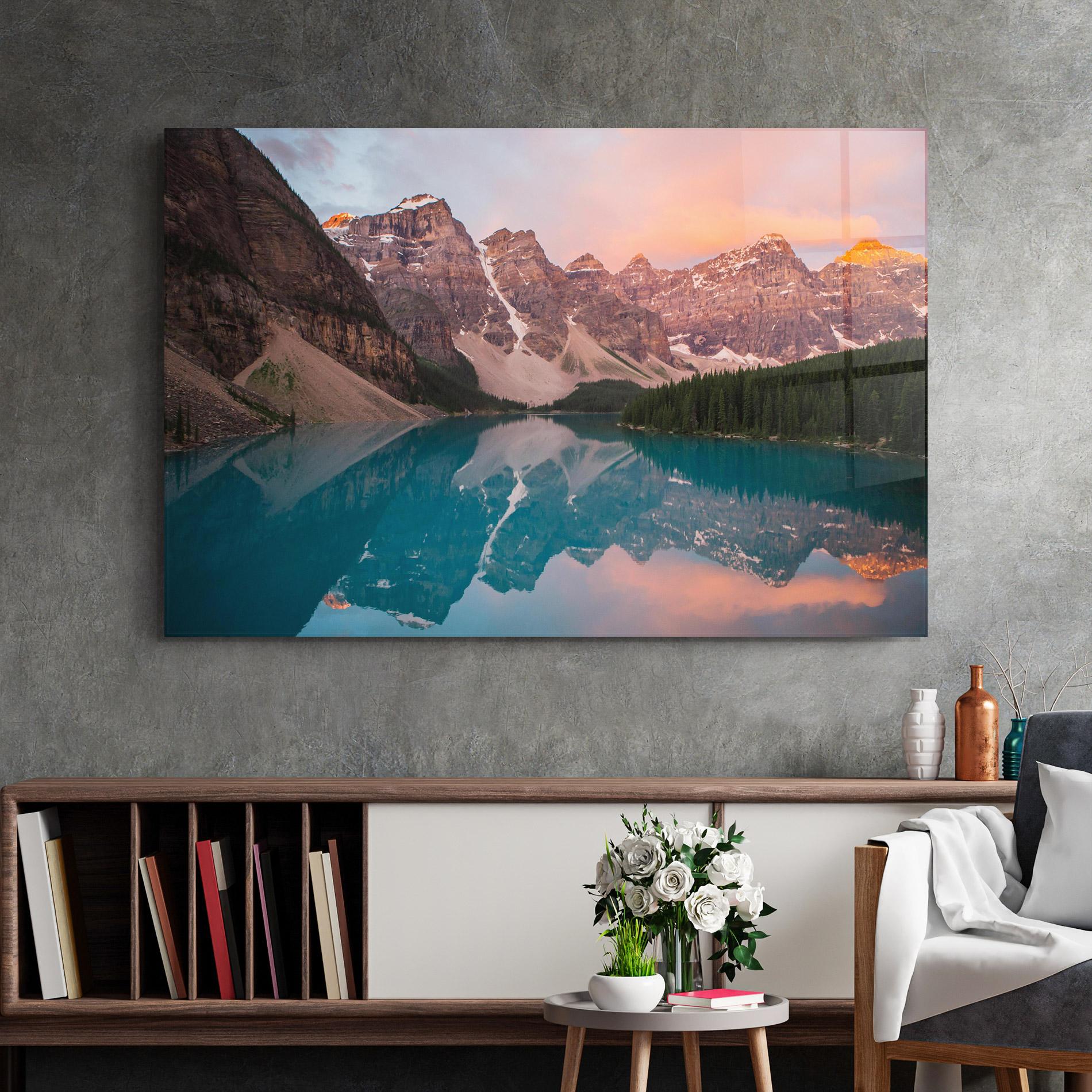 Glasbild Dream Land mockup 2