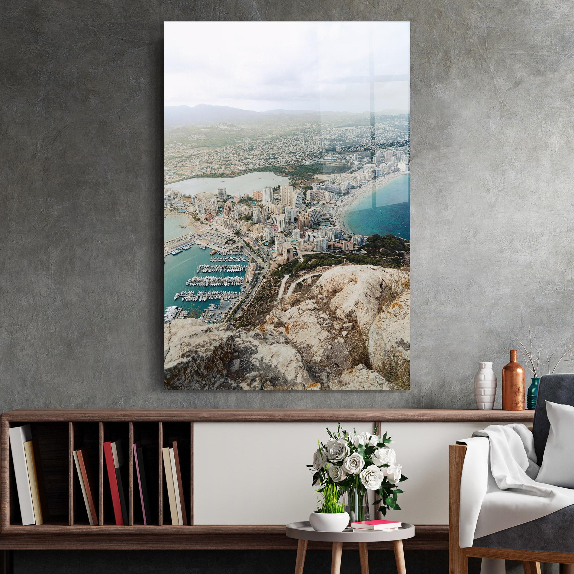 Glasbild Coast City mockup 2