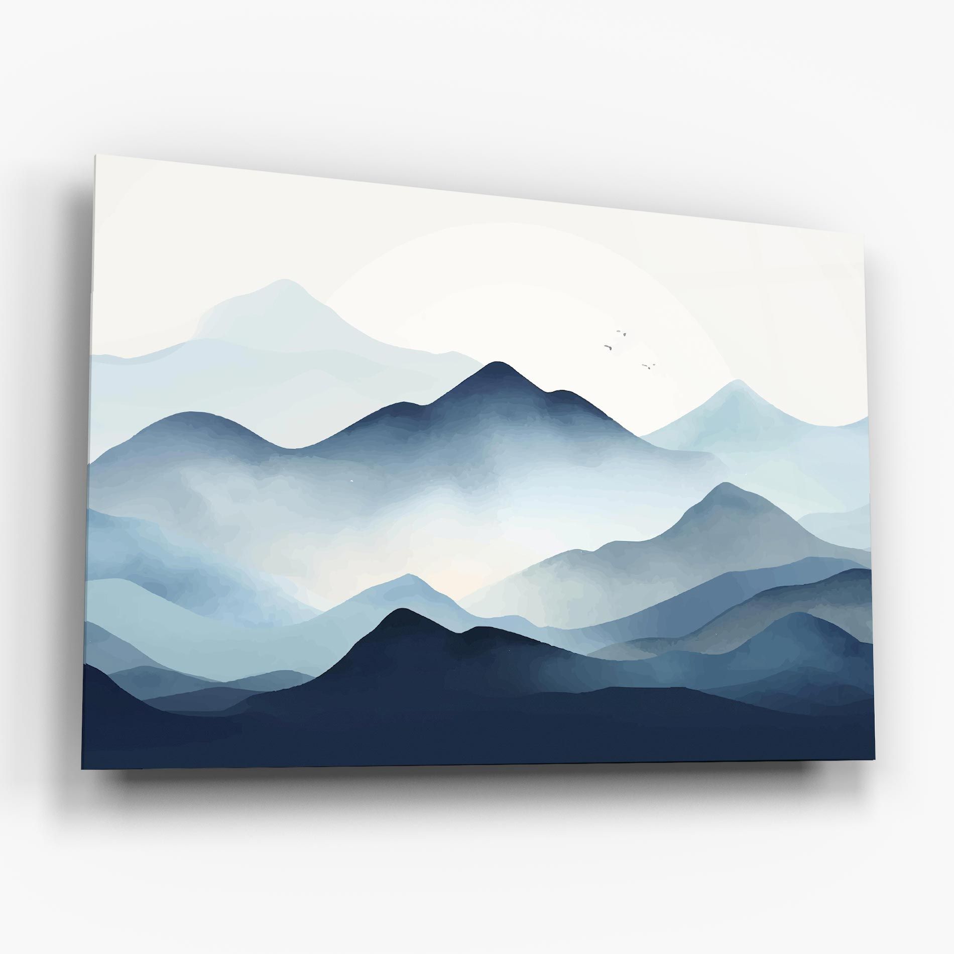 Blue Foggy Mountain mockup 6